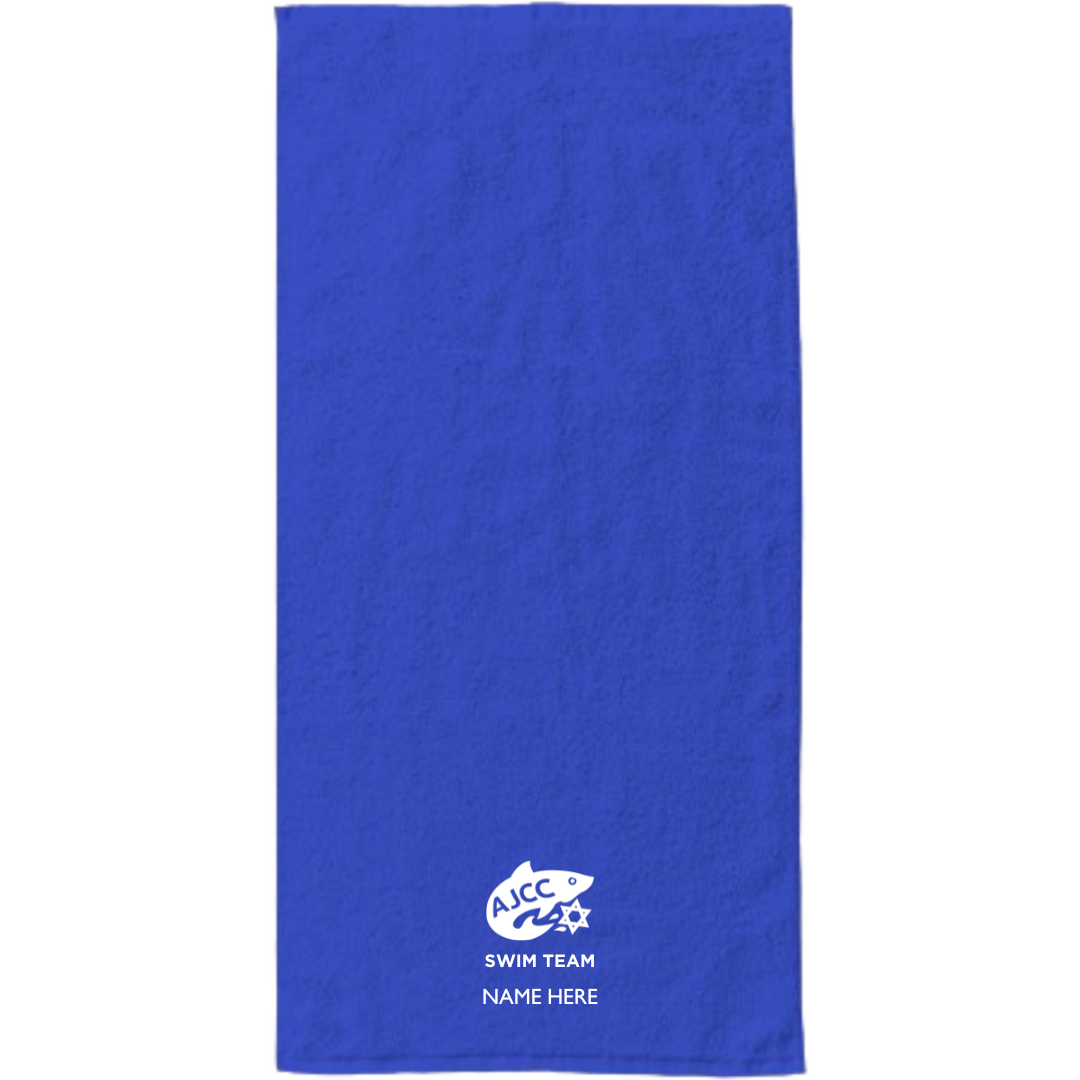 34" x 70" Velour Towel (Customized) - Asheville JCC