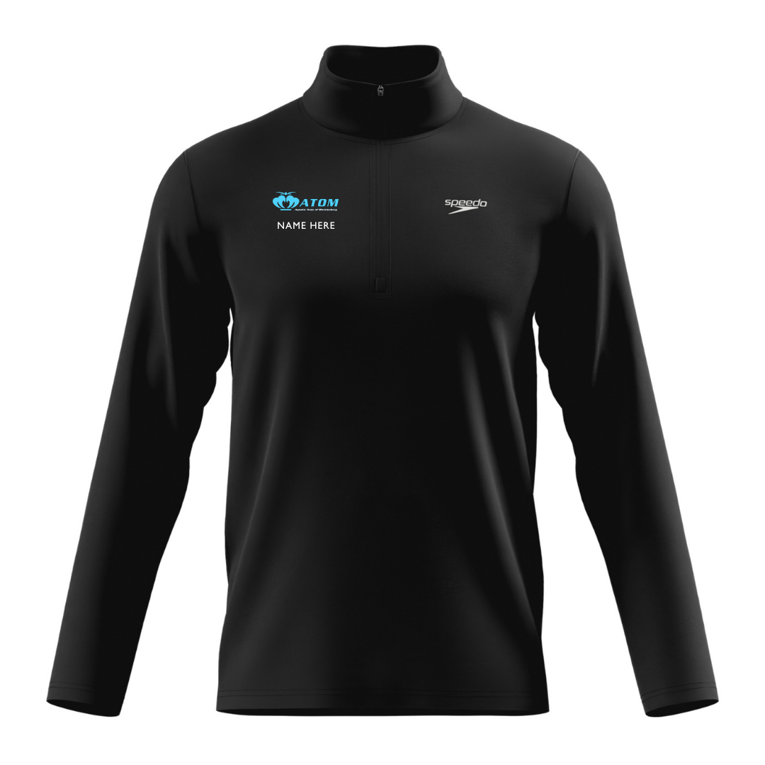 Speedo Unisex Lightweight Jersey 1/4 Zip (Embroidered) - ATOM
