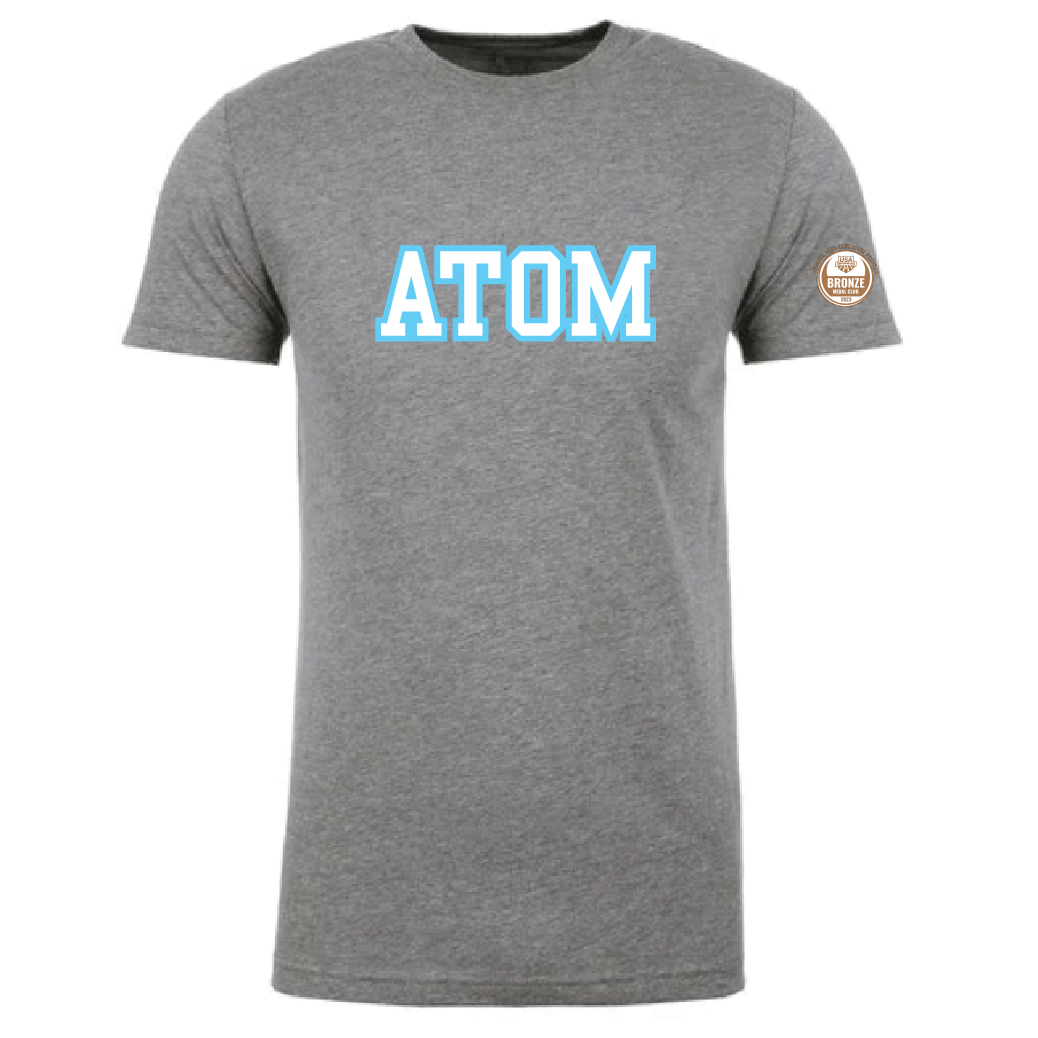Short Sleeve T-Shirt (Customized) - ATOM (Collegiate logo)