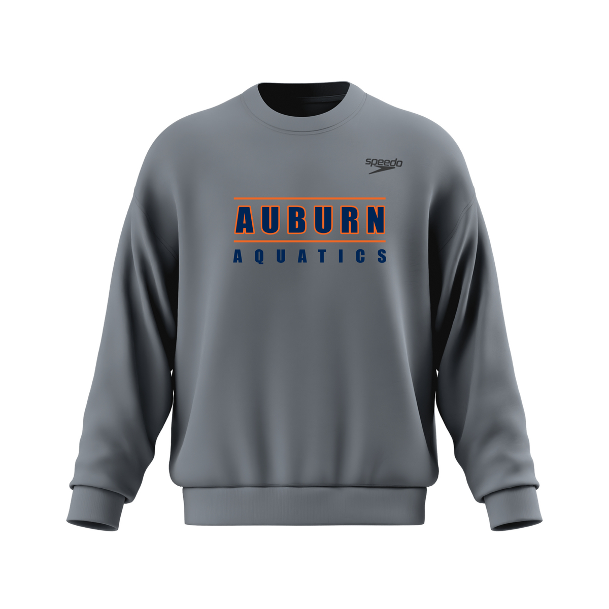 Speedo Unisex Team Crew (Customized) - Auburn Aquatics