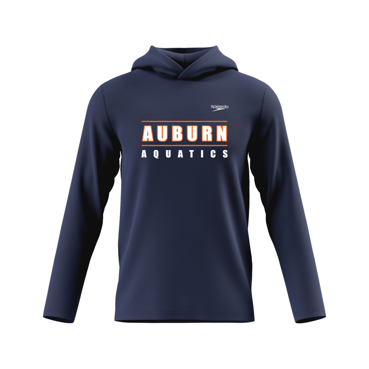 Speedo Unisex Lightweight Jersey Hoodie (Customized) - Auburn Aquatics