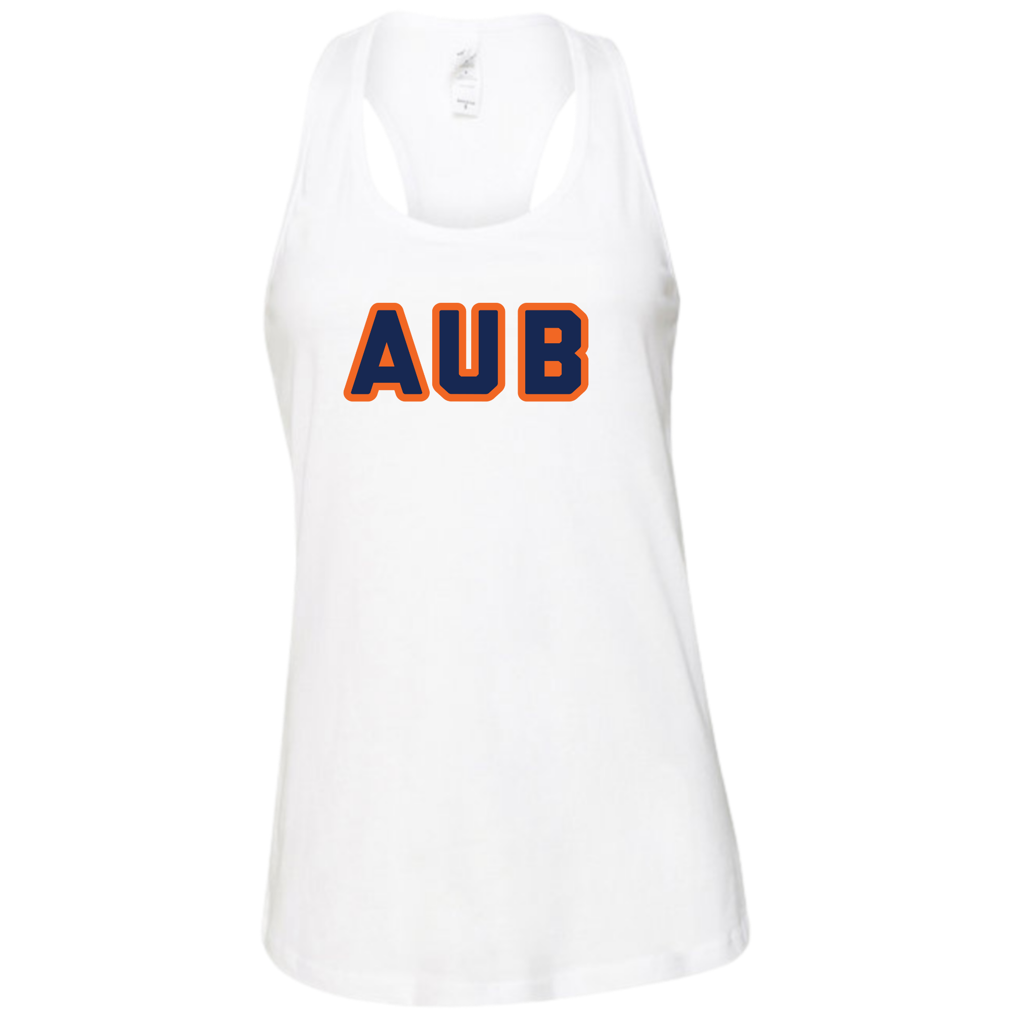 Ladies' Racerback Flowy Tank AUB Logo (Customized) - Auburn Aquatics