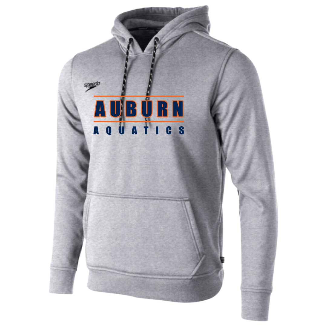 Speedo Unisex Hooded Sweatshirt Full Logo (Customized) - Auburn Aquatics
