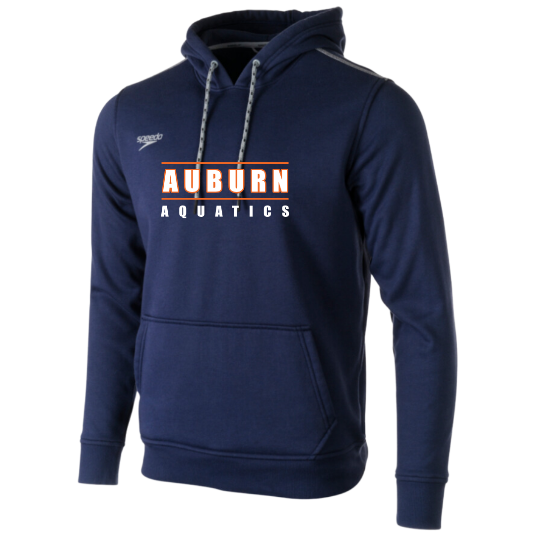 Speedo Unisex Hooded Sweatshirt Full Logo (Customized) - Auburn Aquatics