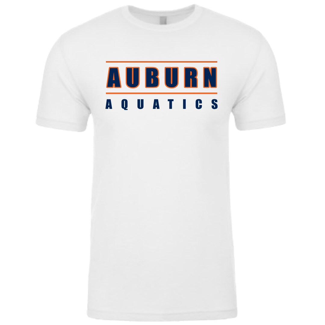Short Sleeve T-Shirt Full Logo (Customized) - Auburn Aquatics