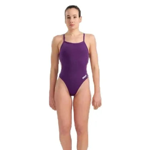 Arena Solid Challenge Back (Embroidered) - Isle Swim