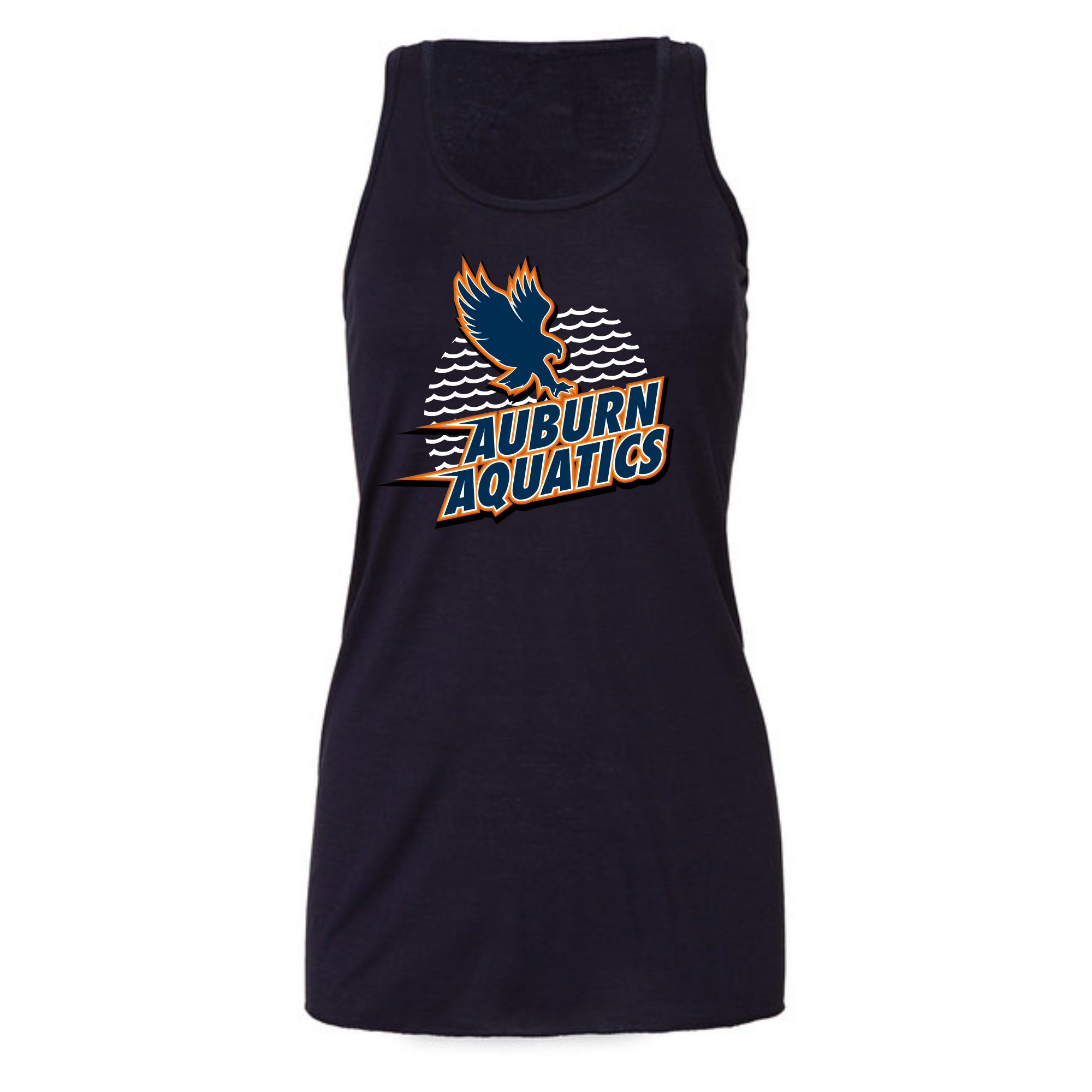 Ladies Racerback Flowy Tank Team Shirt 25/26 (Customoized) - Auburn Aquatics
