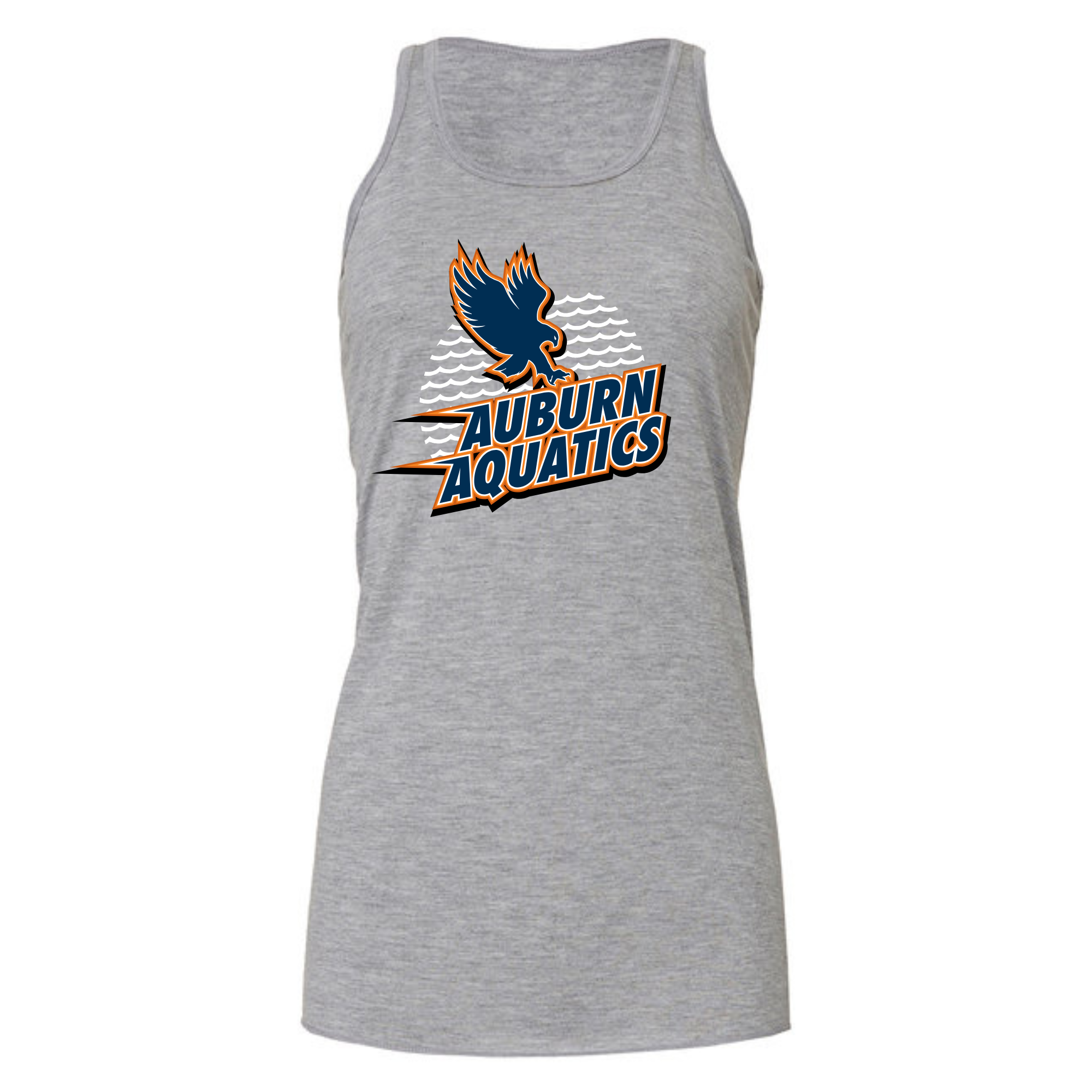 Ladies Racerback Flowy Tank Team Shirt 25/26 (Customoized) - Auburn Aquatics