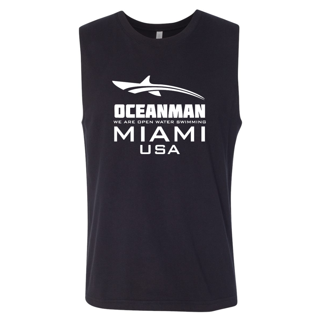 Unisex Muscle Tank text logo (Customized) - Oceanman