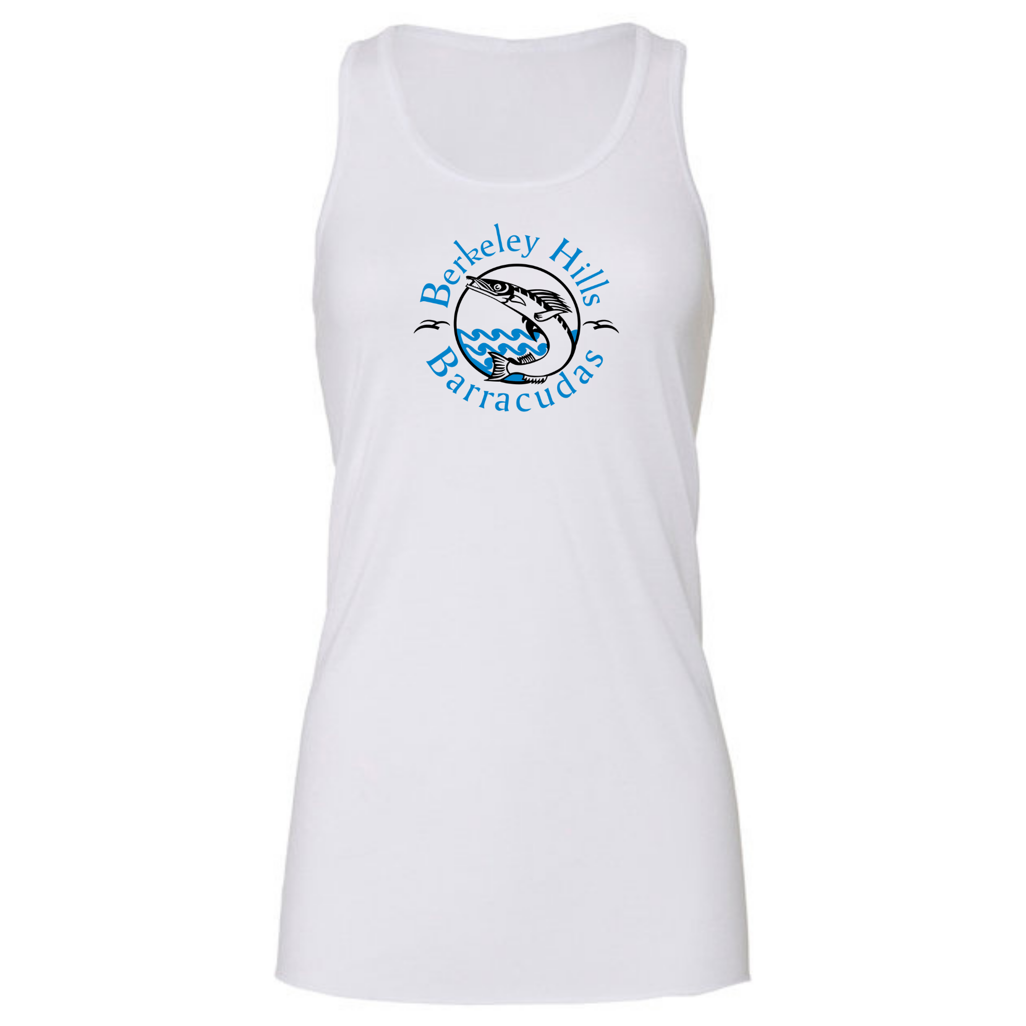 Ladies Racerback Flowy Tank (Customoized) - Berkeley Hills