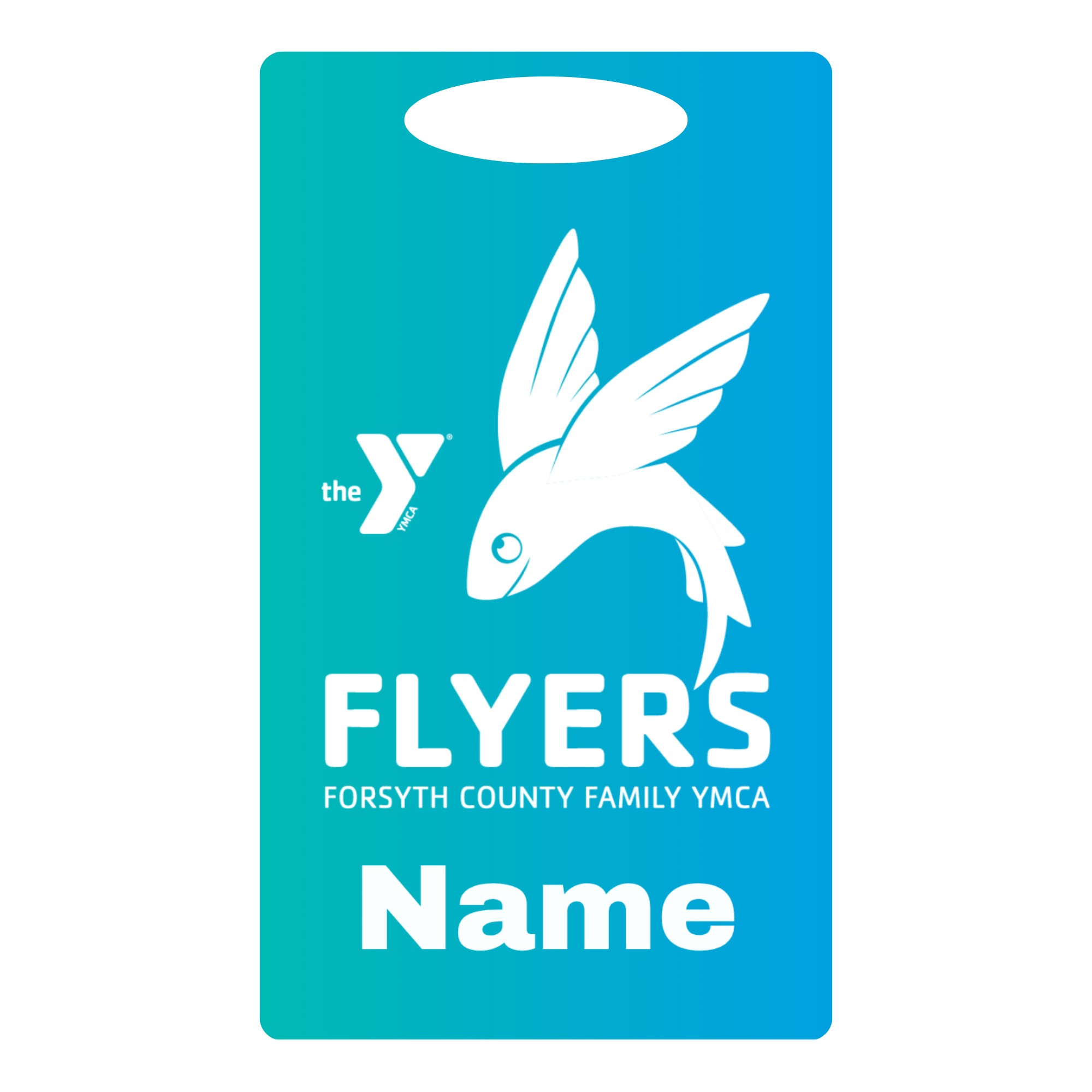 Aluminum Bag Tag (Customized) - Forsyth YMCA