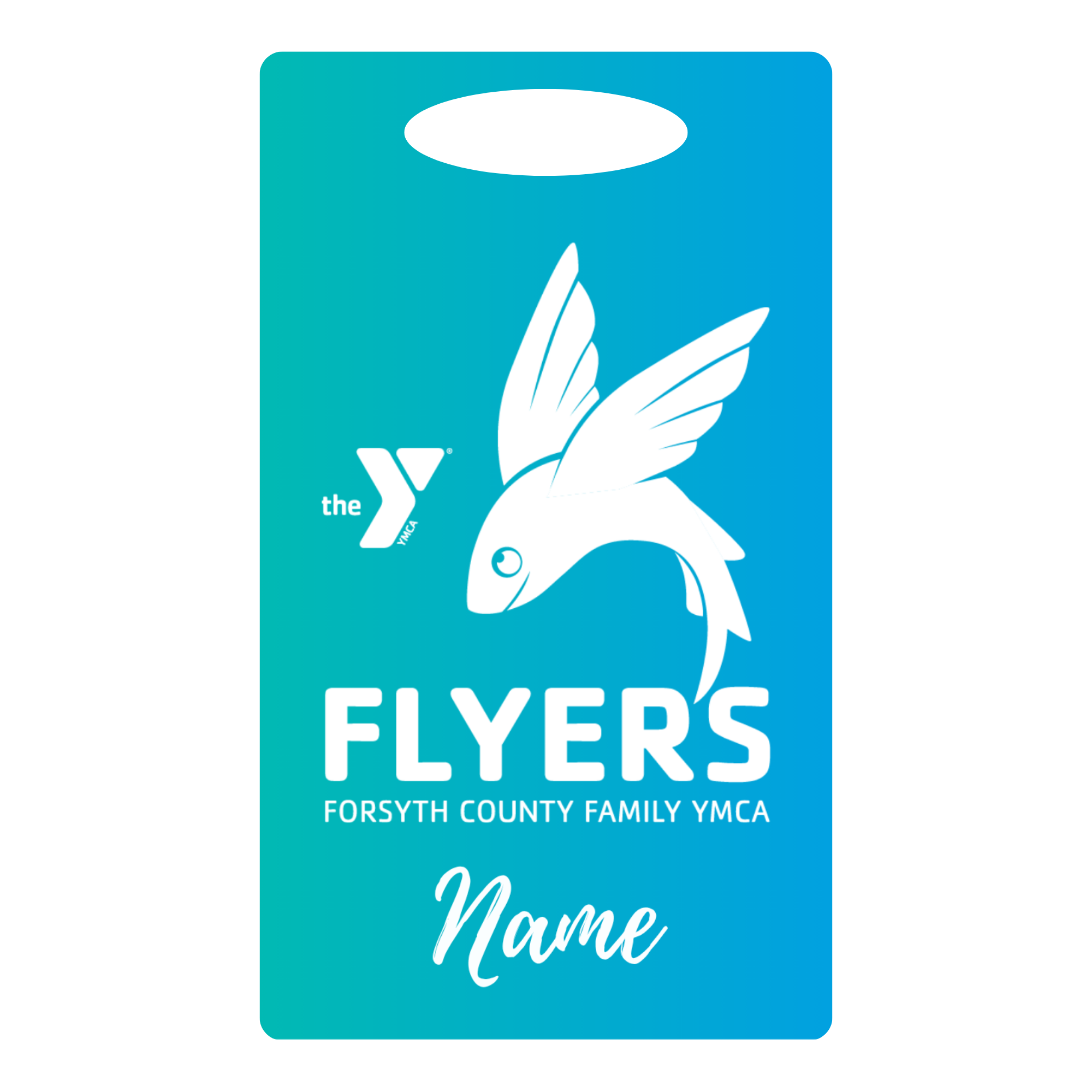 Aluminum Bag Tag (Customized) - Forsyth YMCA