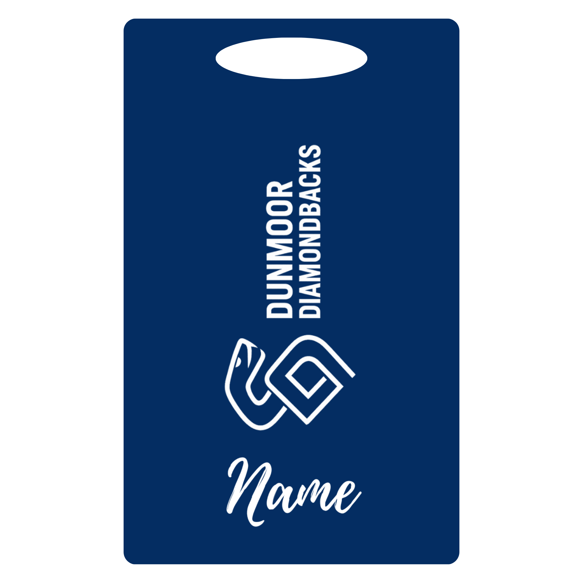 Aluminum Bag Tag (Customized) - Dunmoor