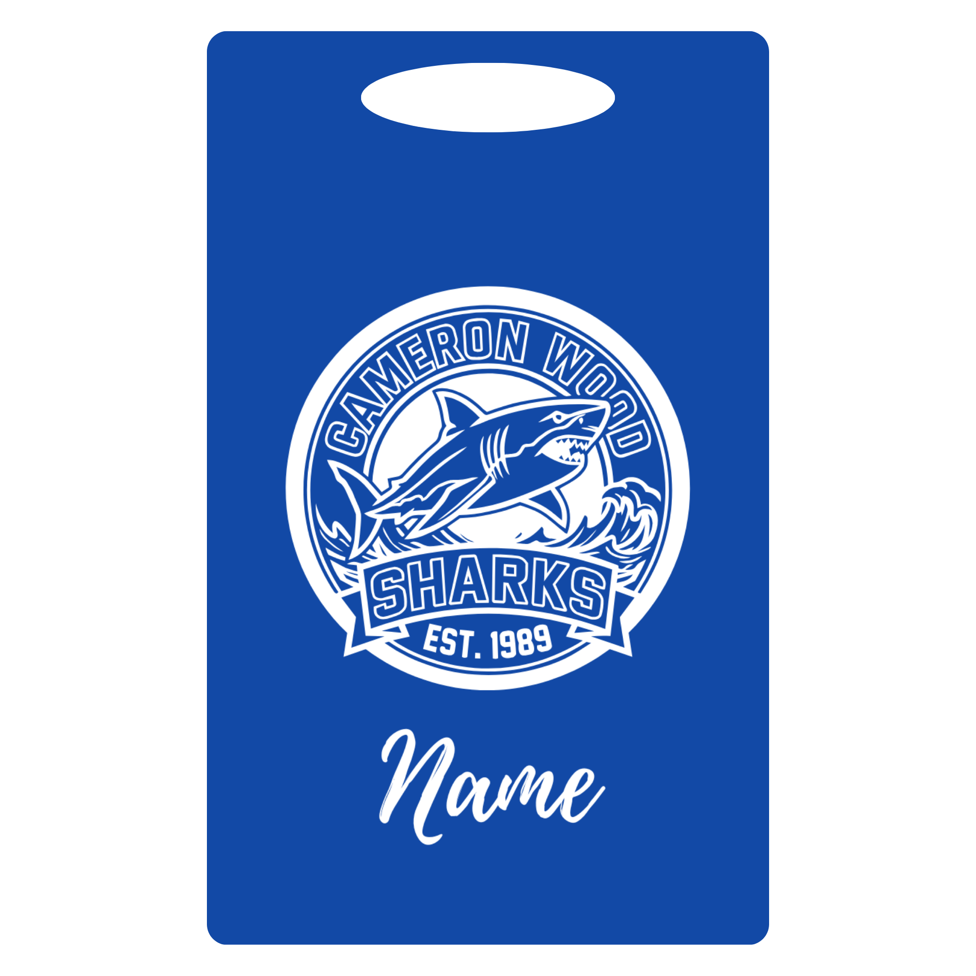 Aluminum Bag Tag (Customized) - Cameron Wood