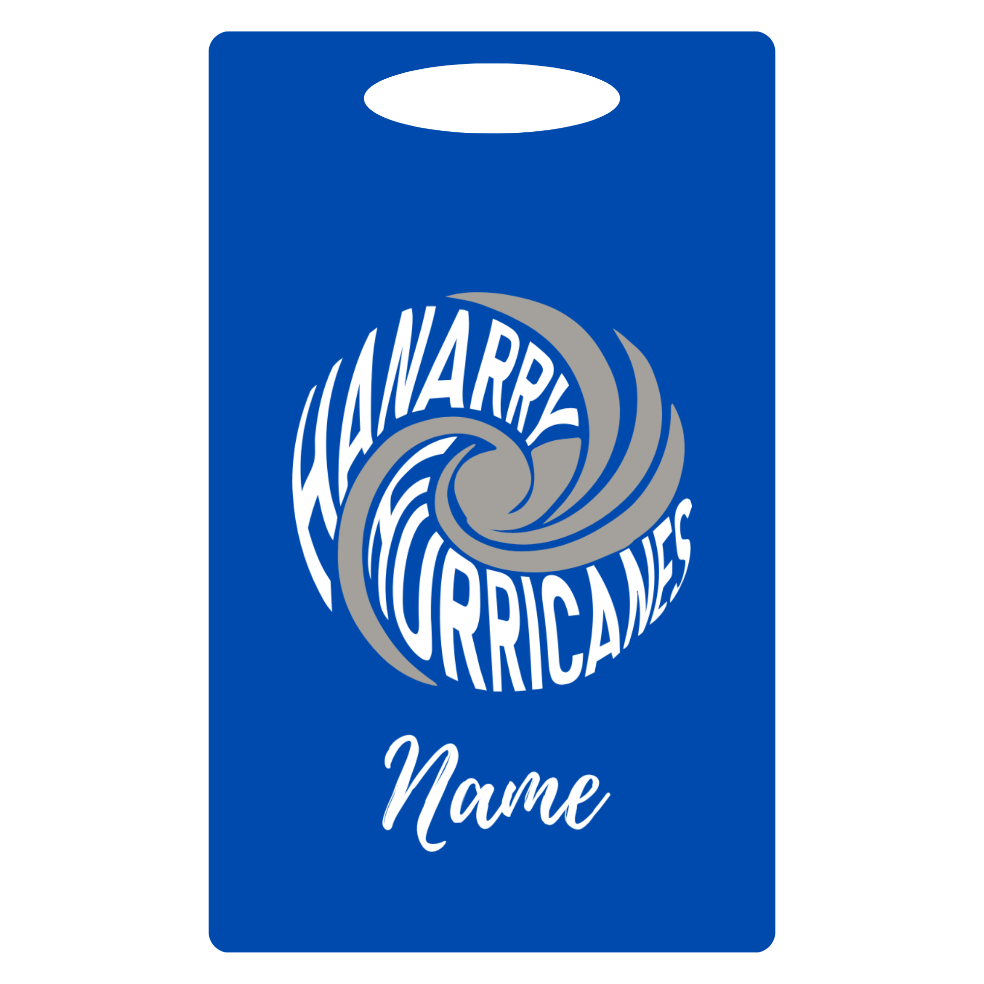 Aluminum Bag Tag (Customized) - Hanarry Hurricanes