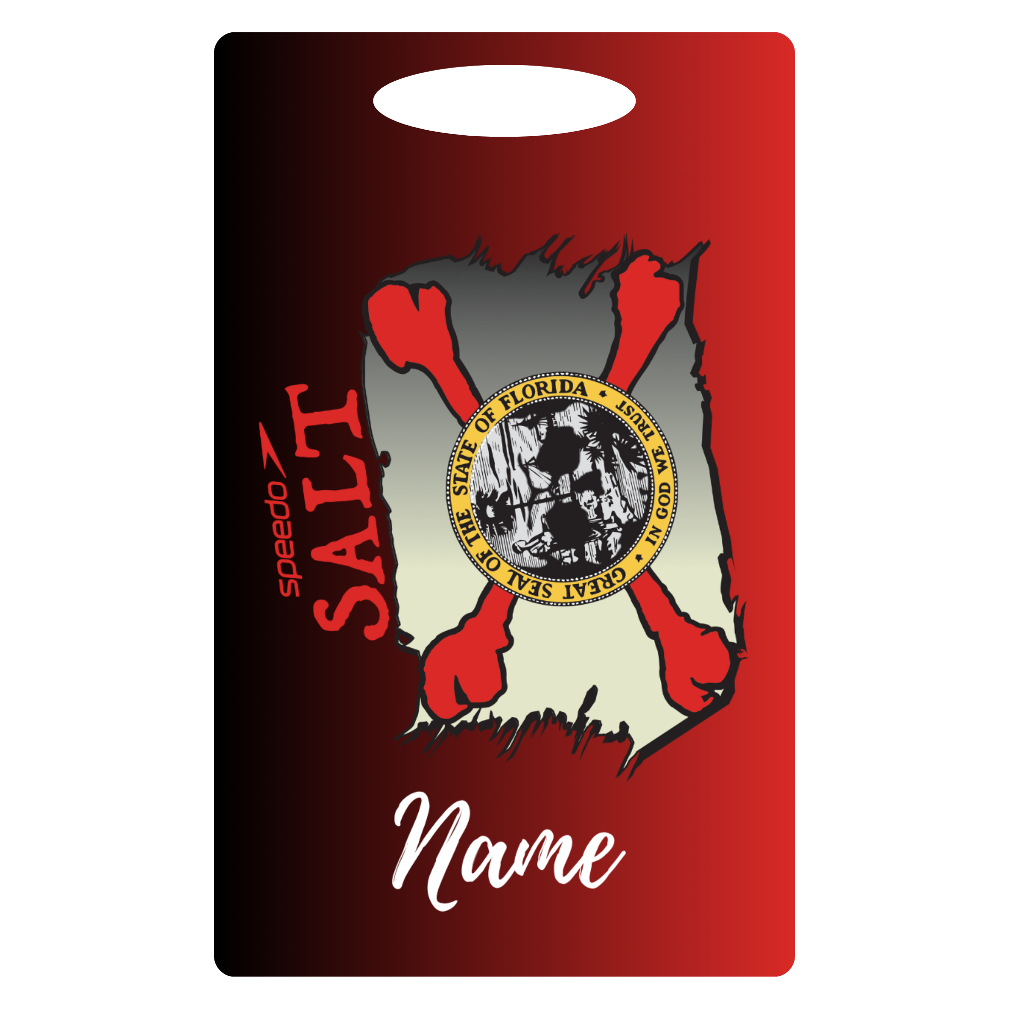 Aluminum Bag Tag (Customized) - Speedo SALT Series