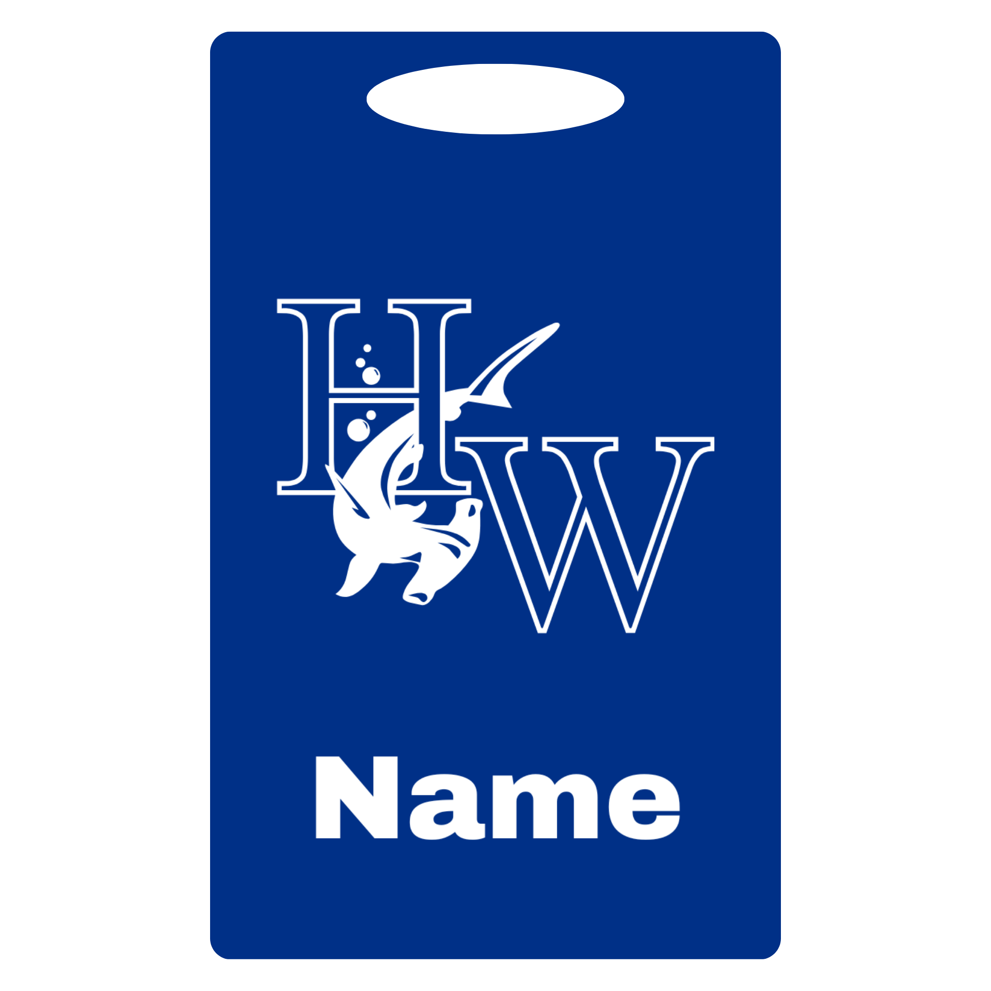 Aluminum Bag Tag (Customized) - Hampton Woods