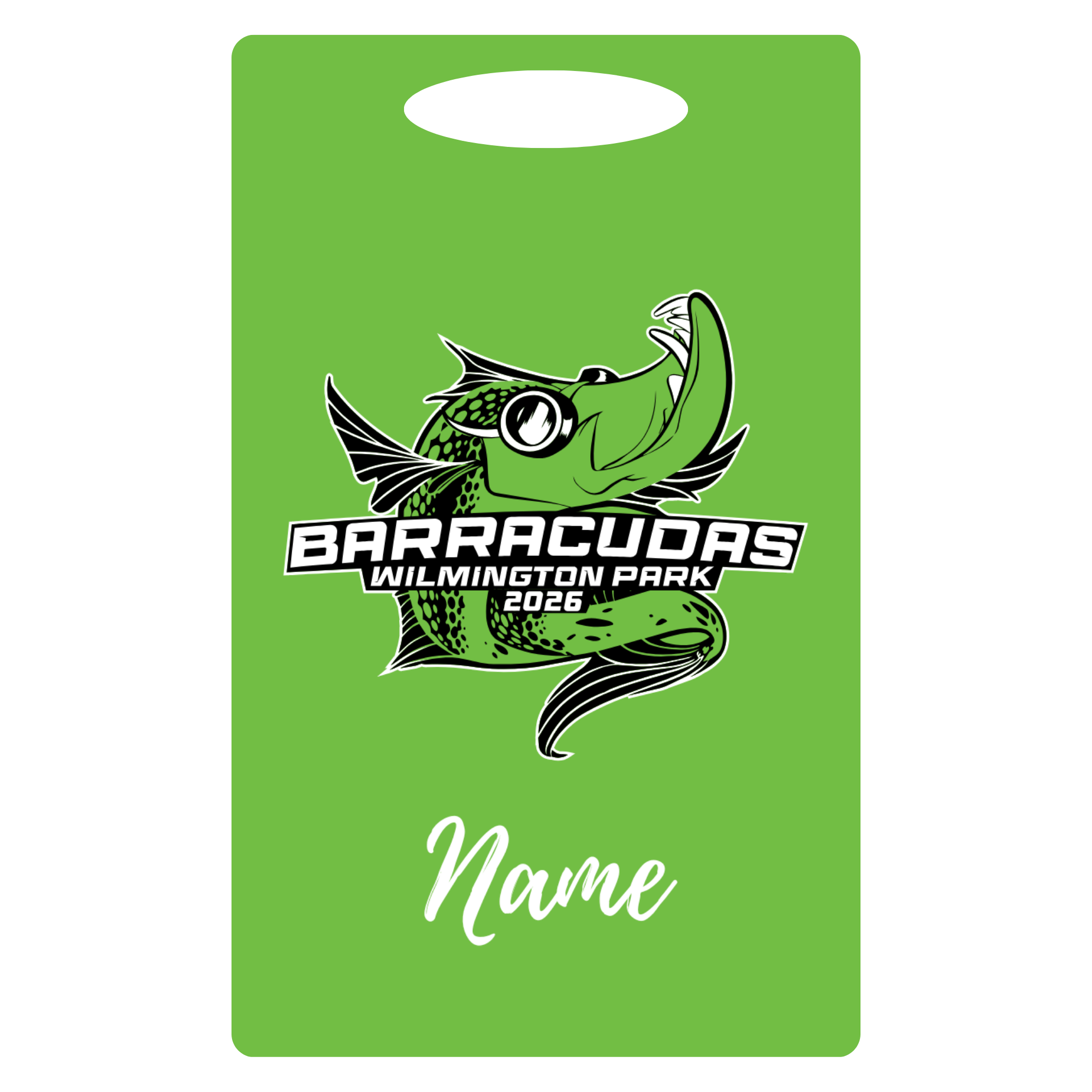 Aluminum Bag Tag (Customized) - Wilmington Park