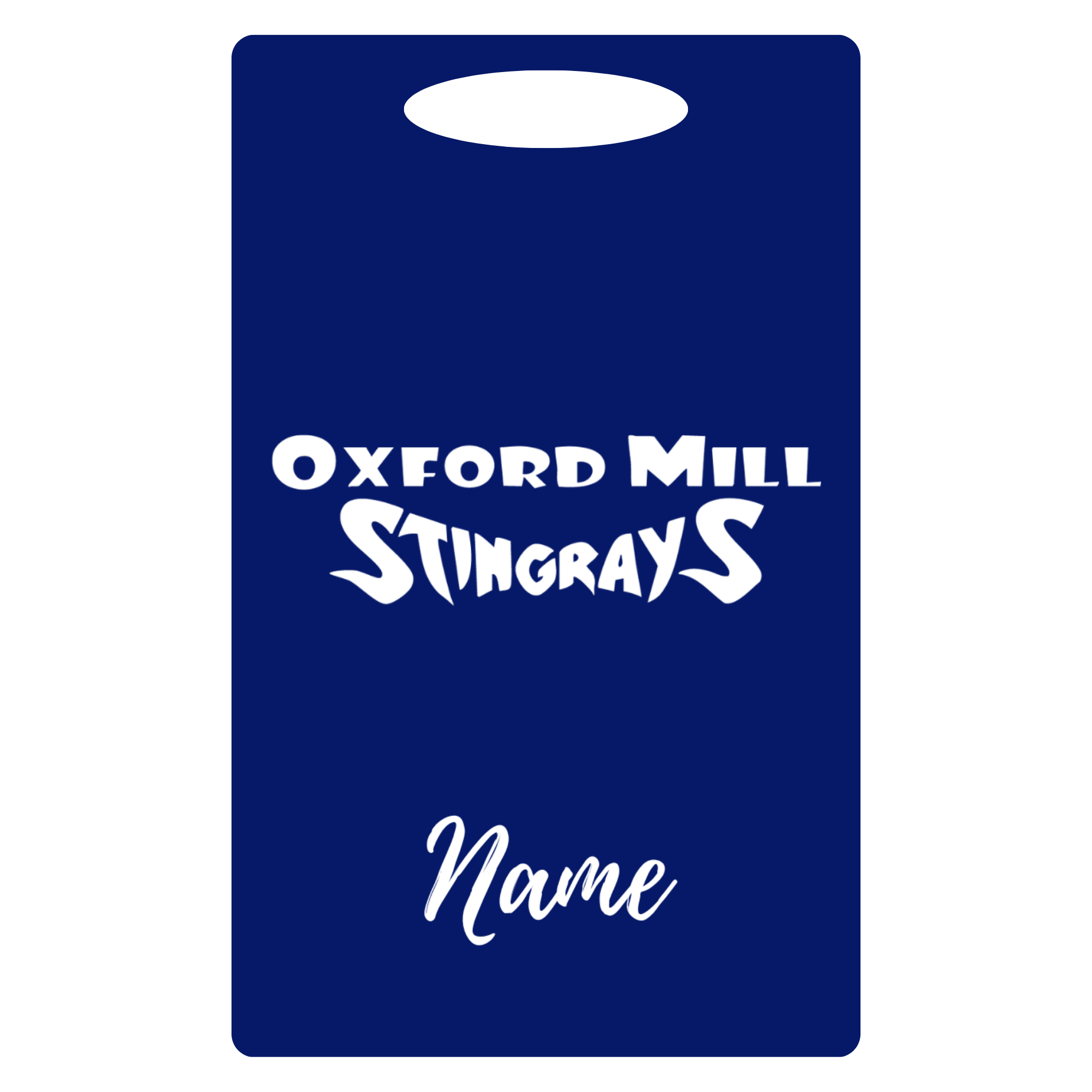 Aluminum Bag Tag (Customized) - Oxford Mill