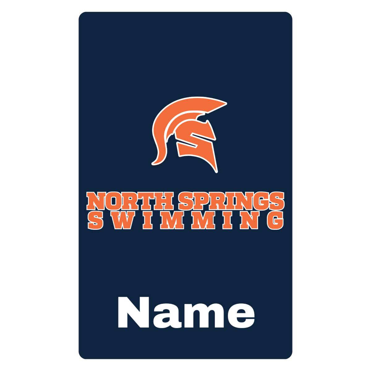 Aluminum Bag Tag (Customized) - North Springs