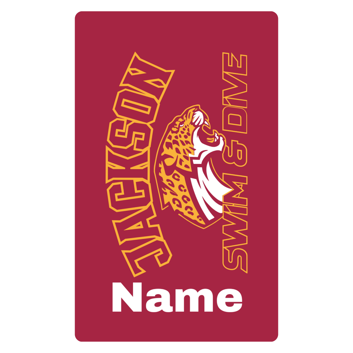 Aluminum Bag Tag (Customized) - Maynard Jackson