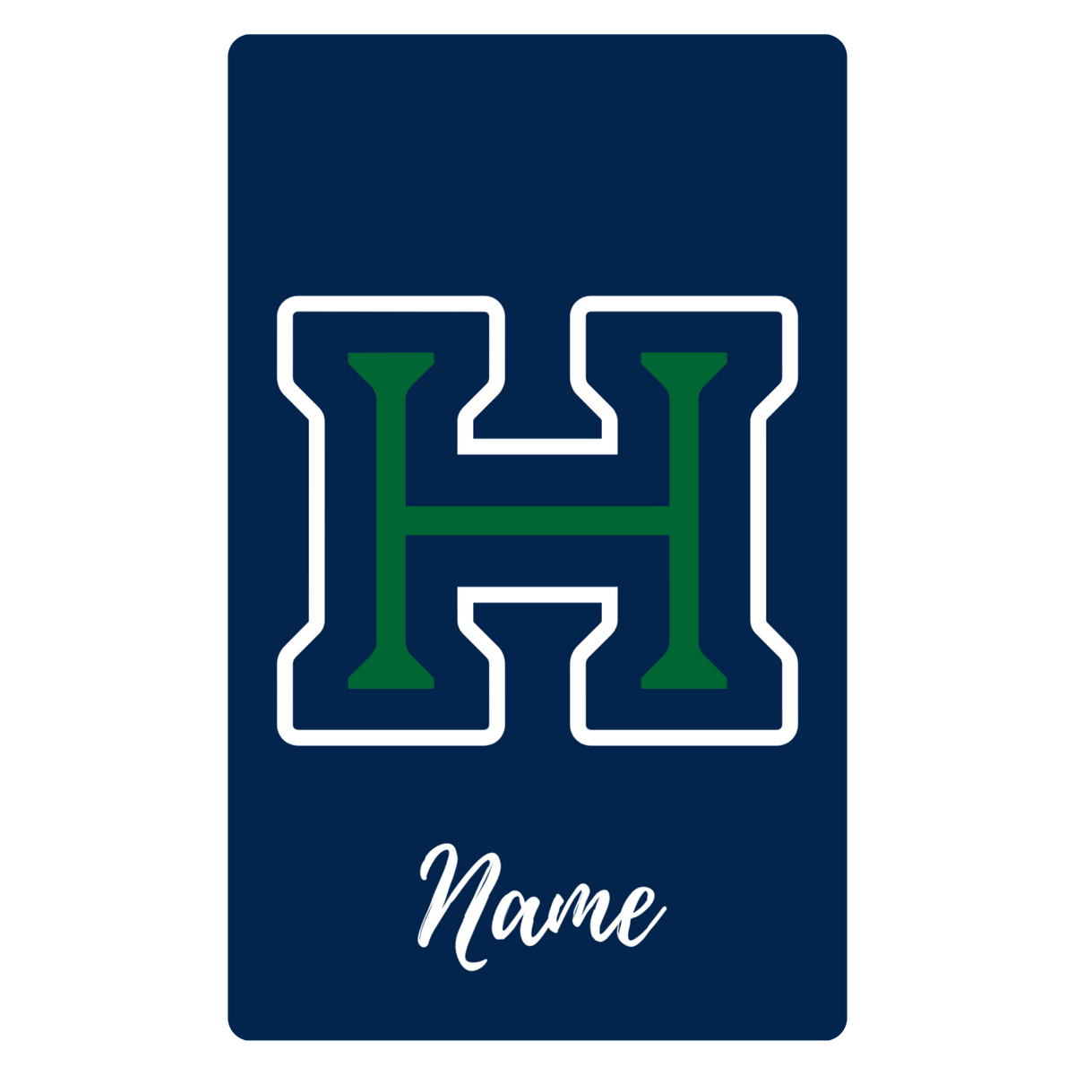 Aluminum Bag Tag (Customized) - Harrison High School
