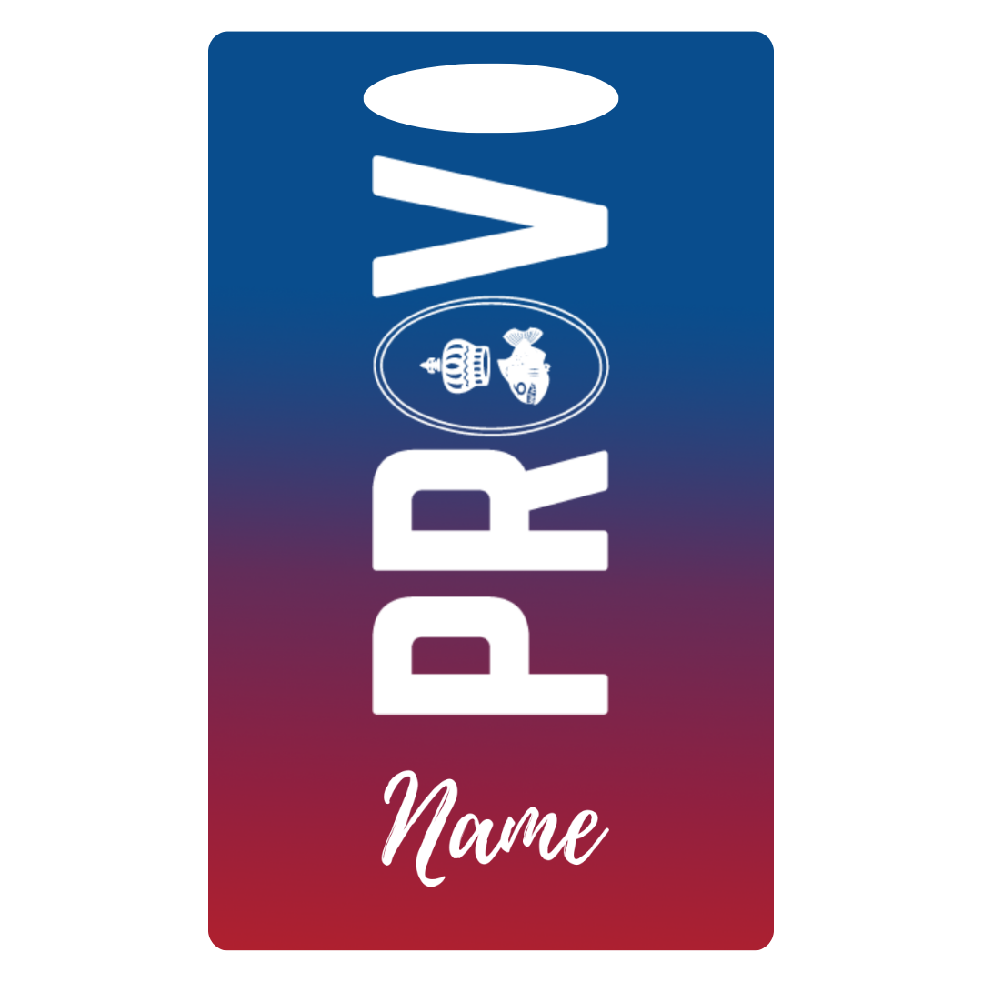 Aluminum Bag Tag - PROV Logo (Customized) - Providence CC