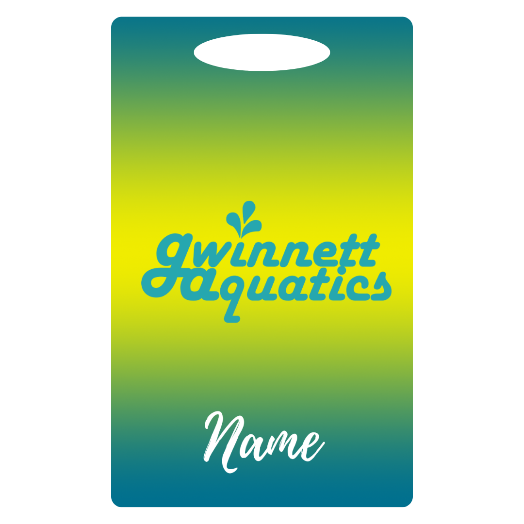 Aluminum Bag Tag (Customized) - Gwinnett Aquatics