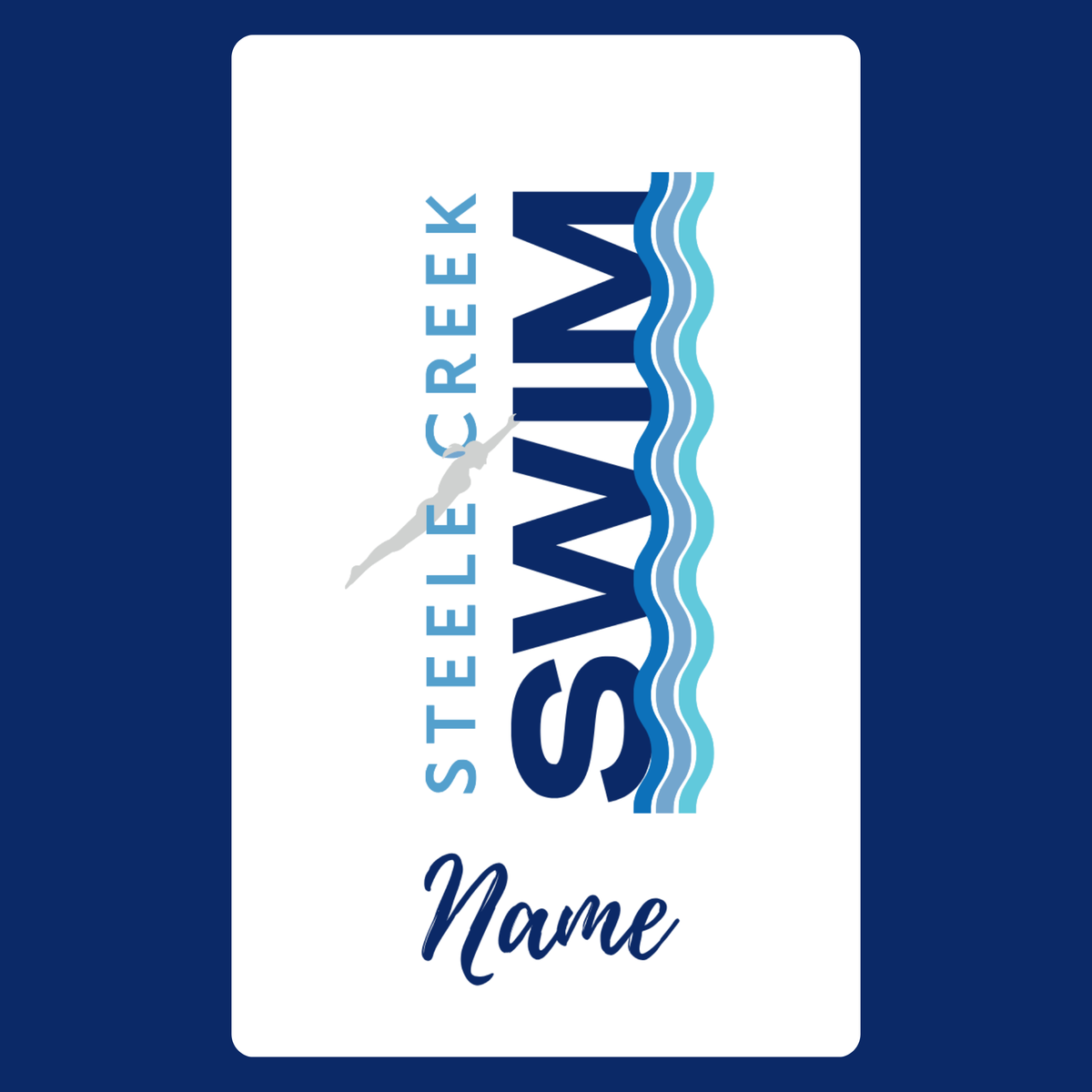 Aluminum Bag Tag (Customized) - Steele Creek