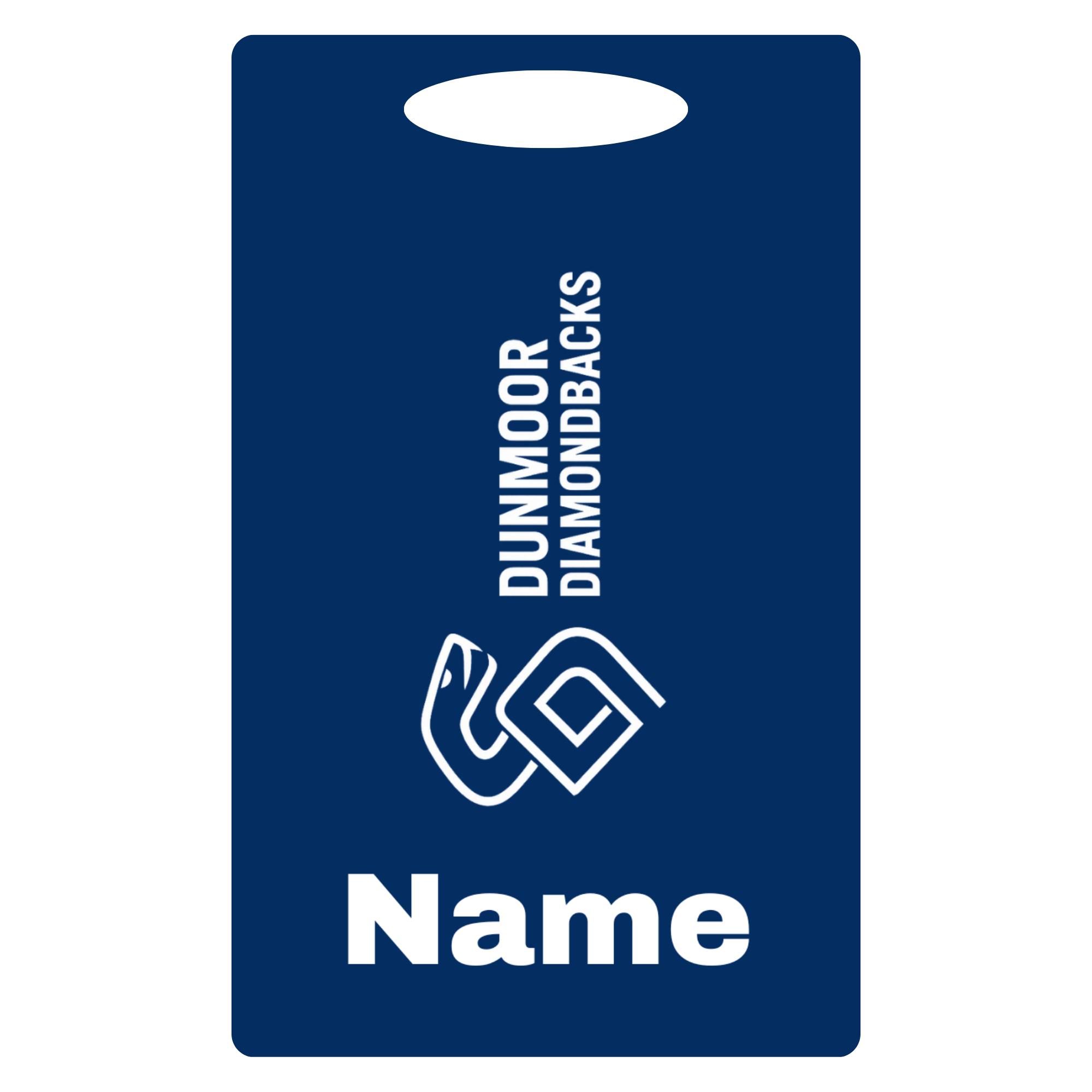 Aluminum Bag Tag (Customized) - Dunmoor