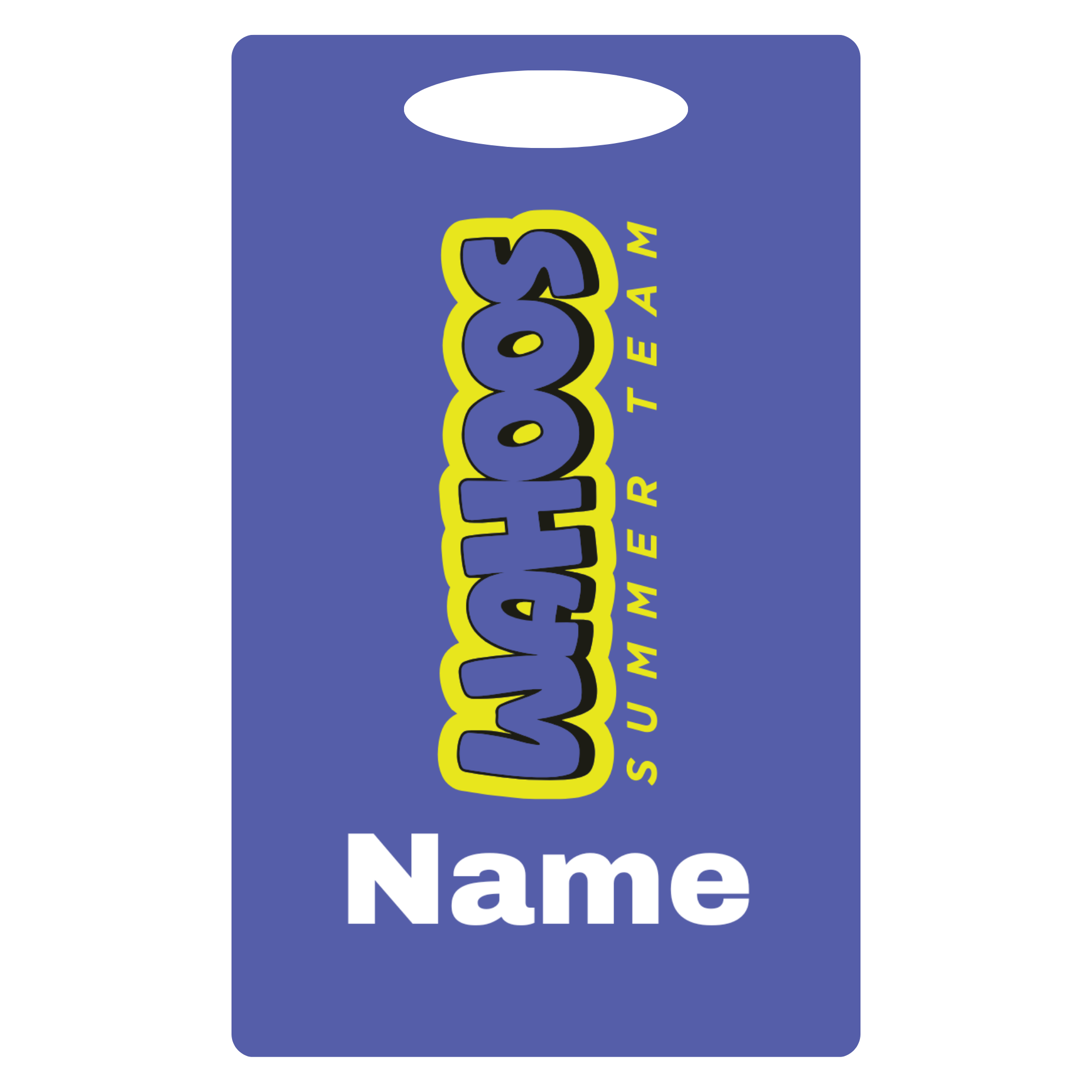 Aluminum Bag Tag (Customized) - Wahoos Summer Team