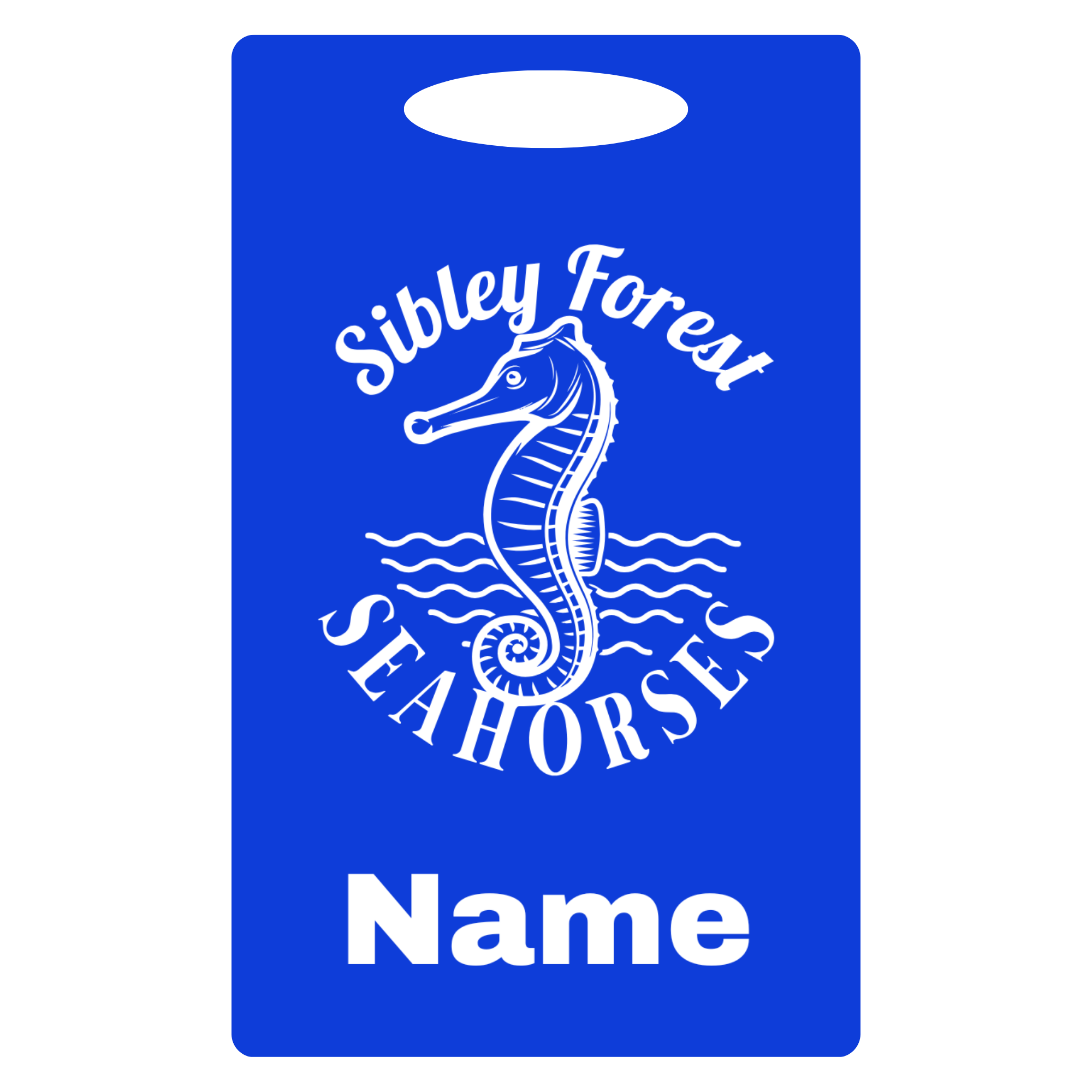Aluminum Bag Tag (Customized) - Sibley Forest