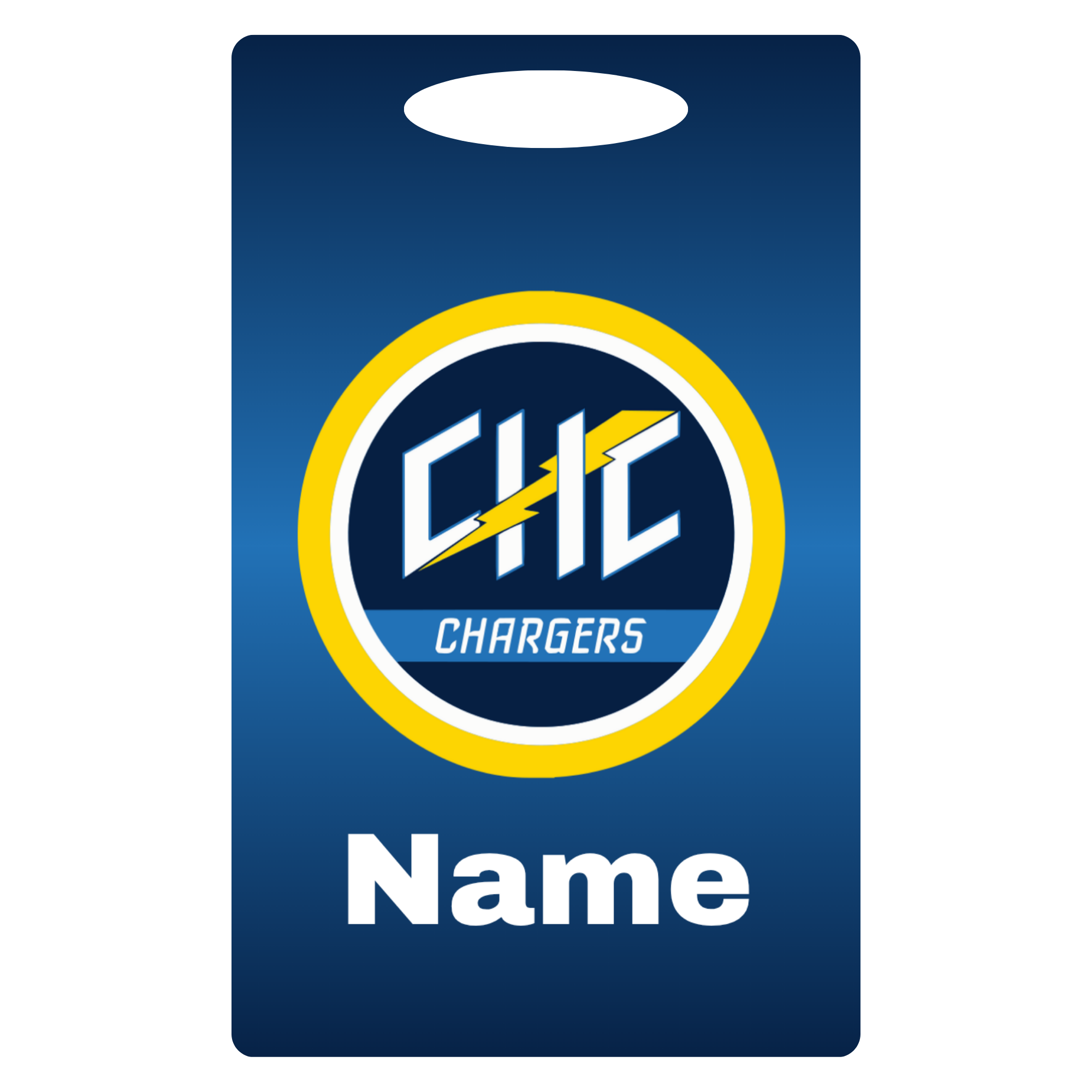Aluminum Bag Tag (Customized) - Chestnut Hill Chargers