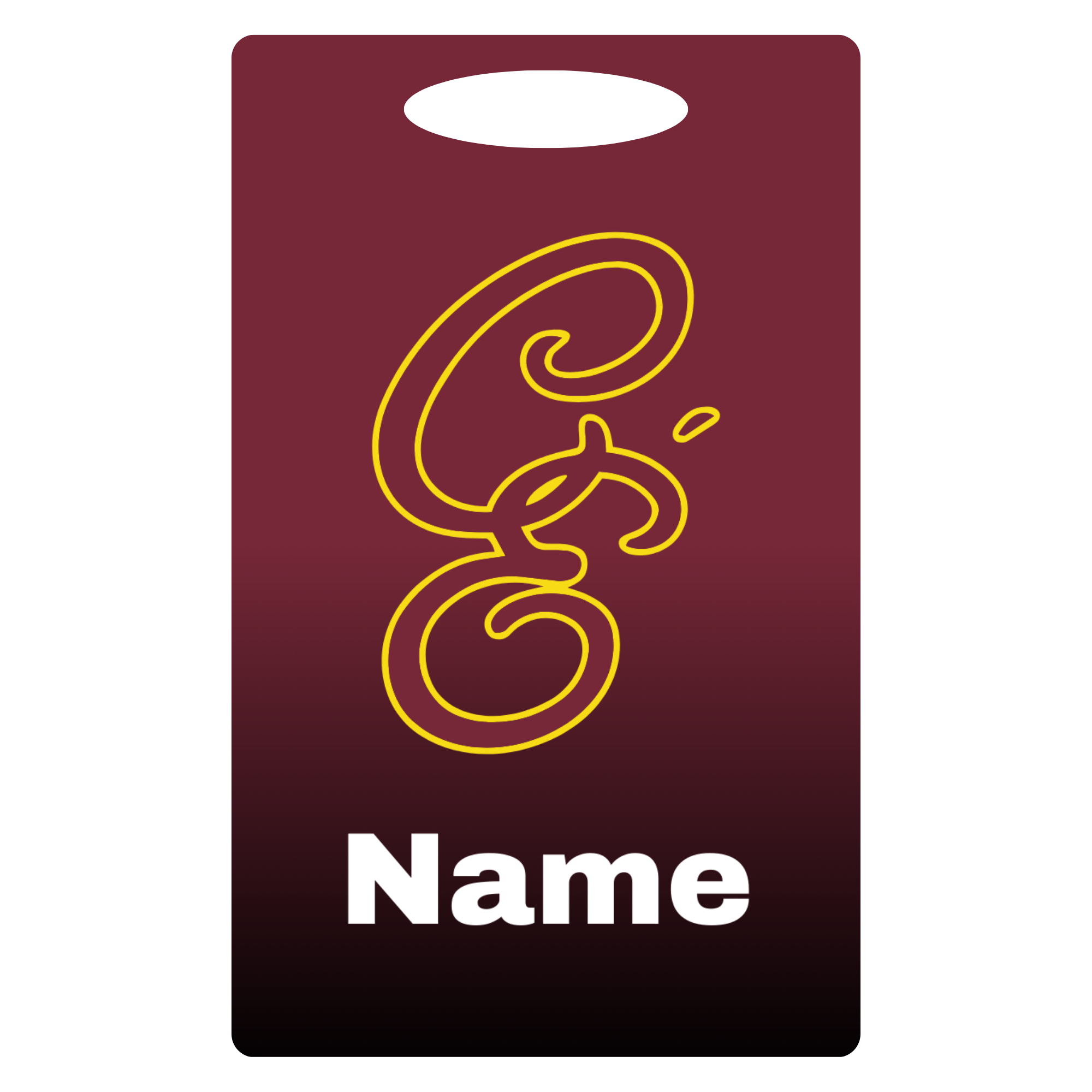 Aluminum Bag Tag (Customized) - Chateau Elan