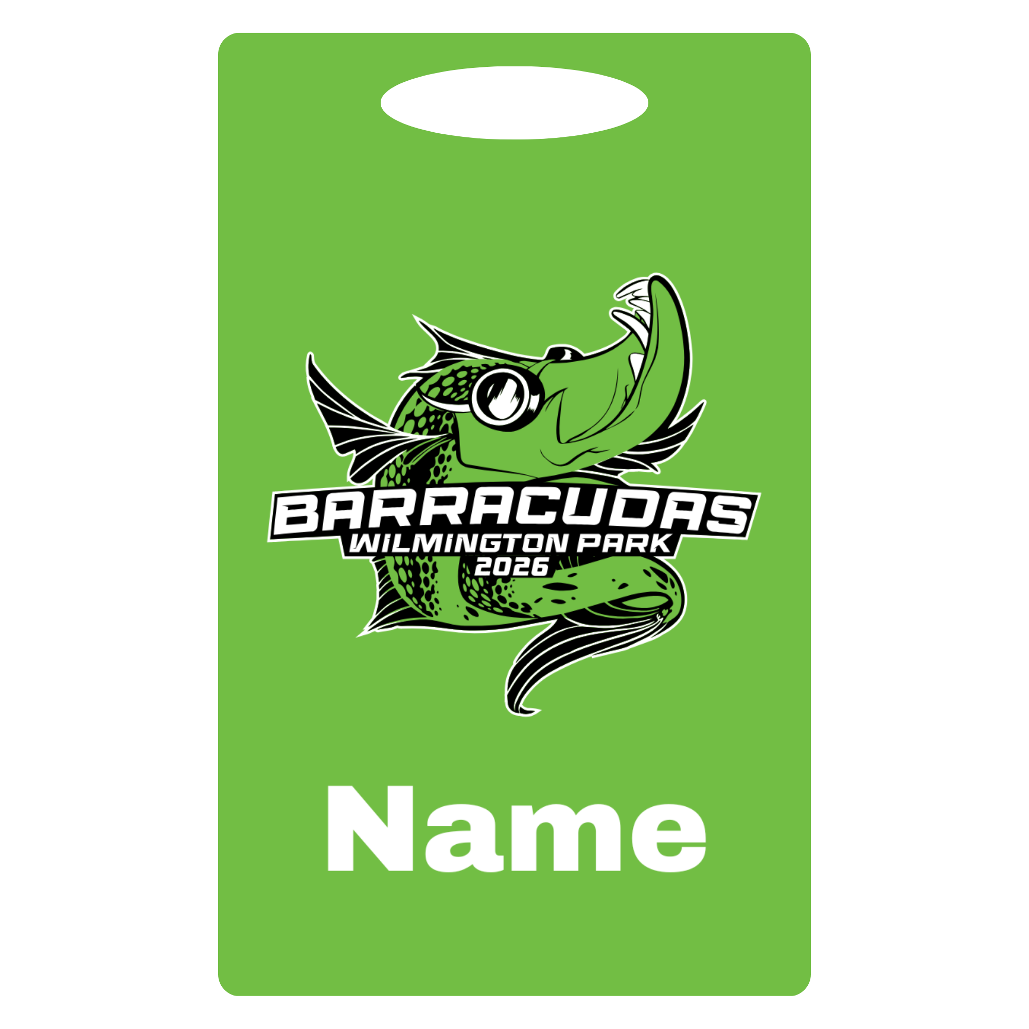 Aluminum Bag Tag (Customized) - Wilmington Park