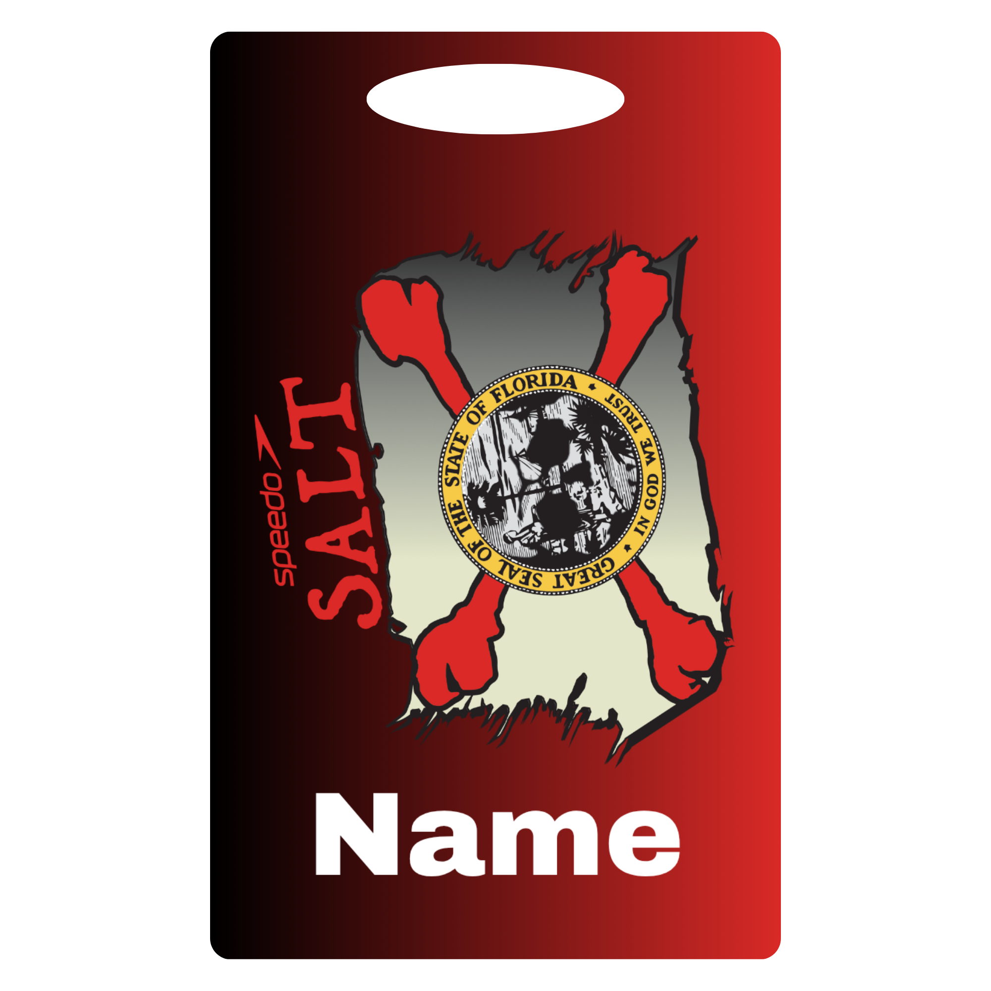 Aluminum Bag Tag (Customized) - Speedo SALT Series