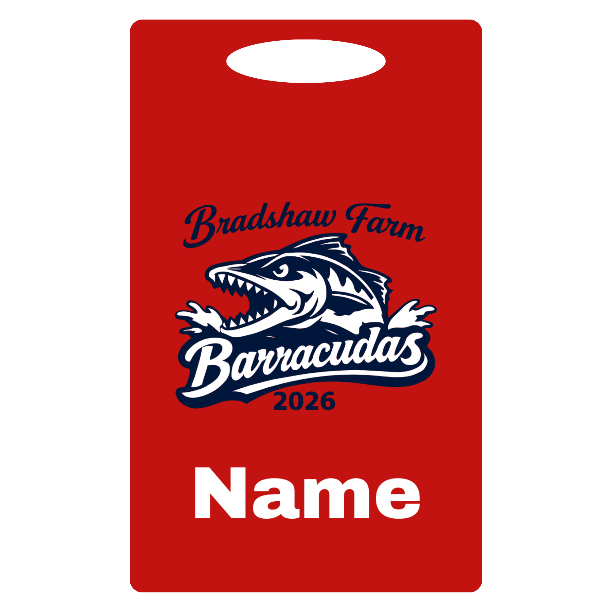 Aluminum Bag Tag (Customized) - Bradshaw Farm