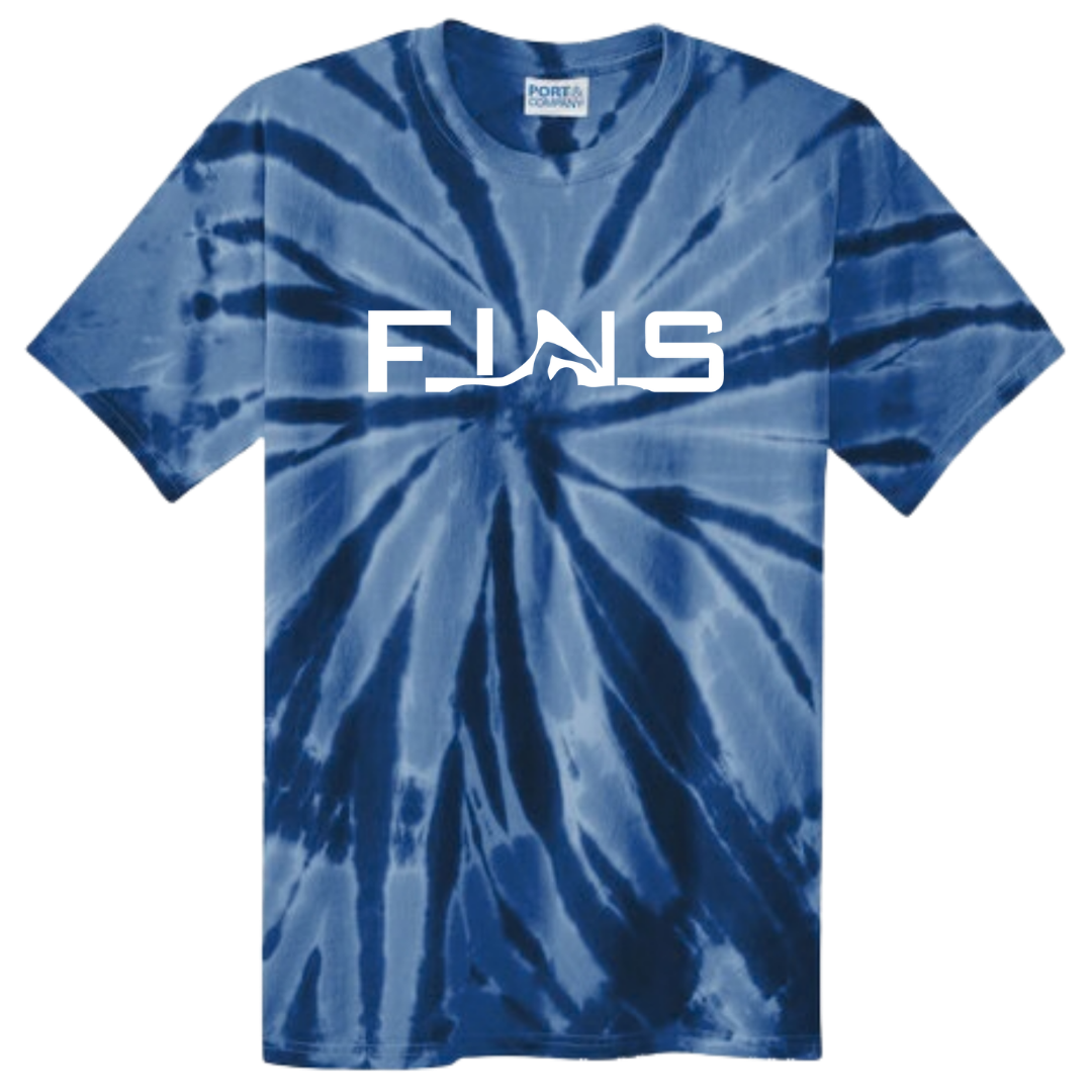 Tie Dye Short Sleeve T-Shirt (Customized) - Bluffton Fins