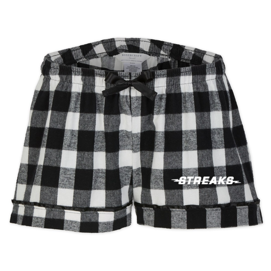 Boxercraft Women's Flannel Short (Customized) - Riverside