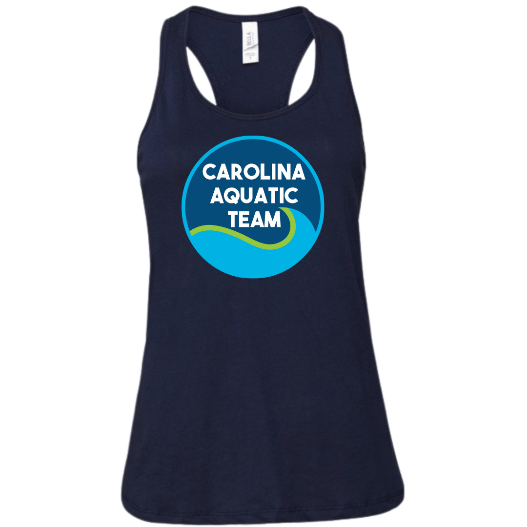 Ladies Racerback Flowy Tank (Customoized) - Carolina Aquatic Team