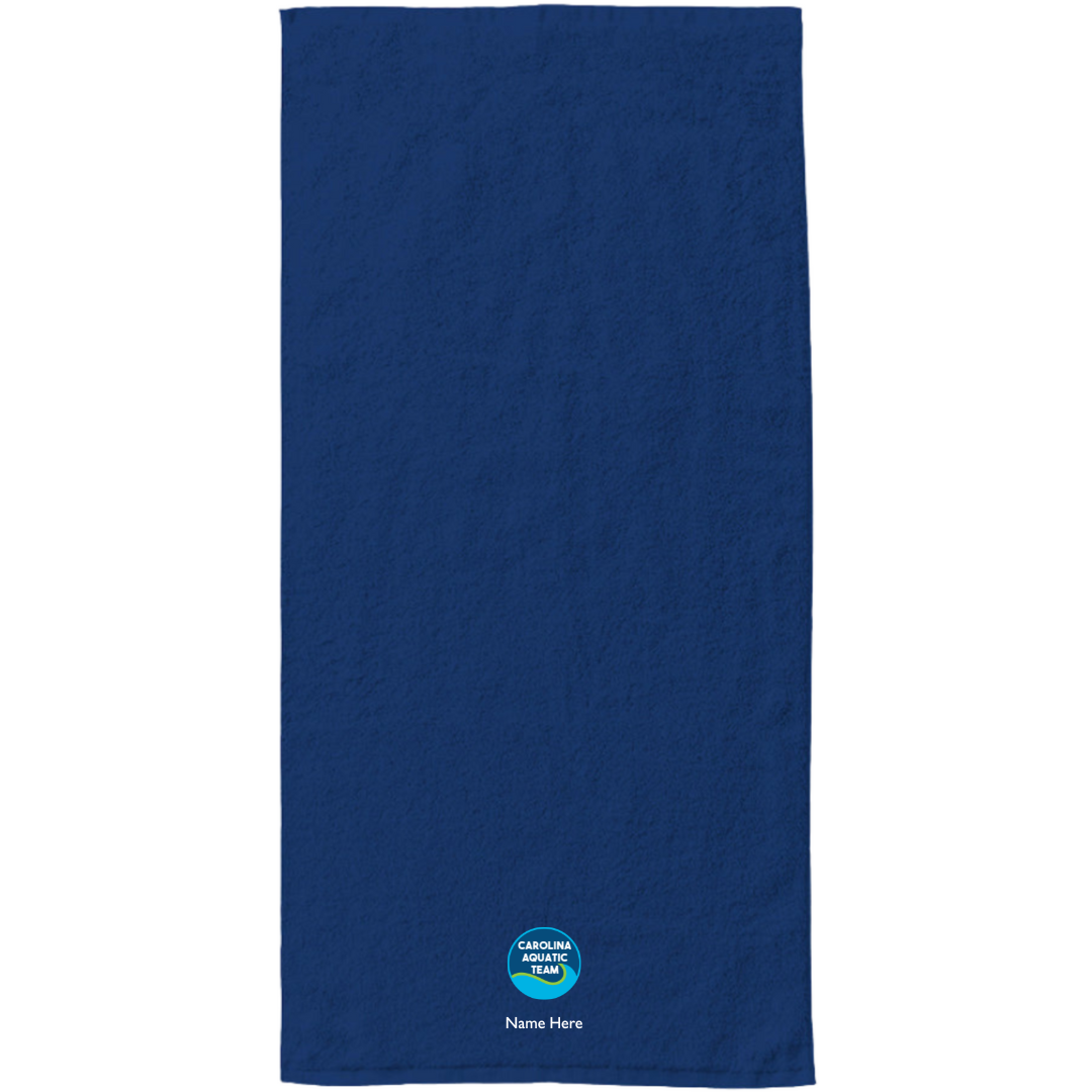 34" x 70" Velour Towel (Customized) - Carolina Aquatic