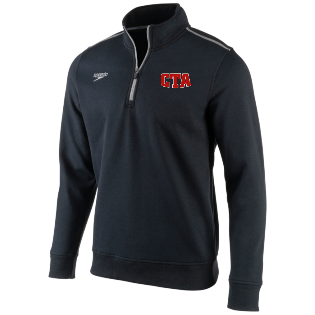 Speedo 1/4 Zip Fleece Sweatshirt (Customized) - Crimson Tide Aquatics