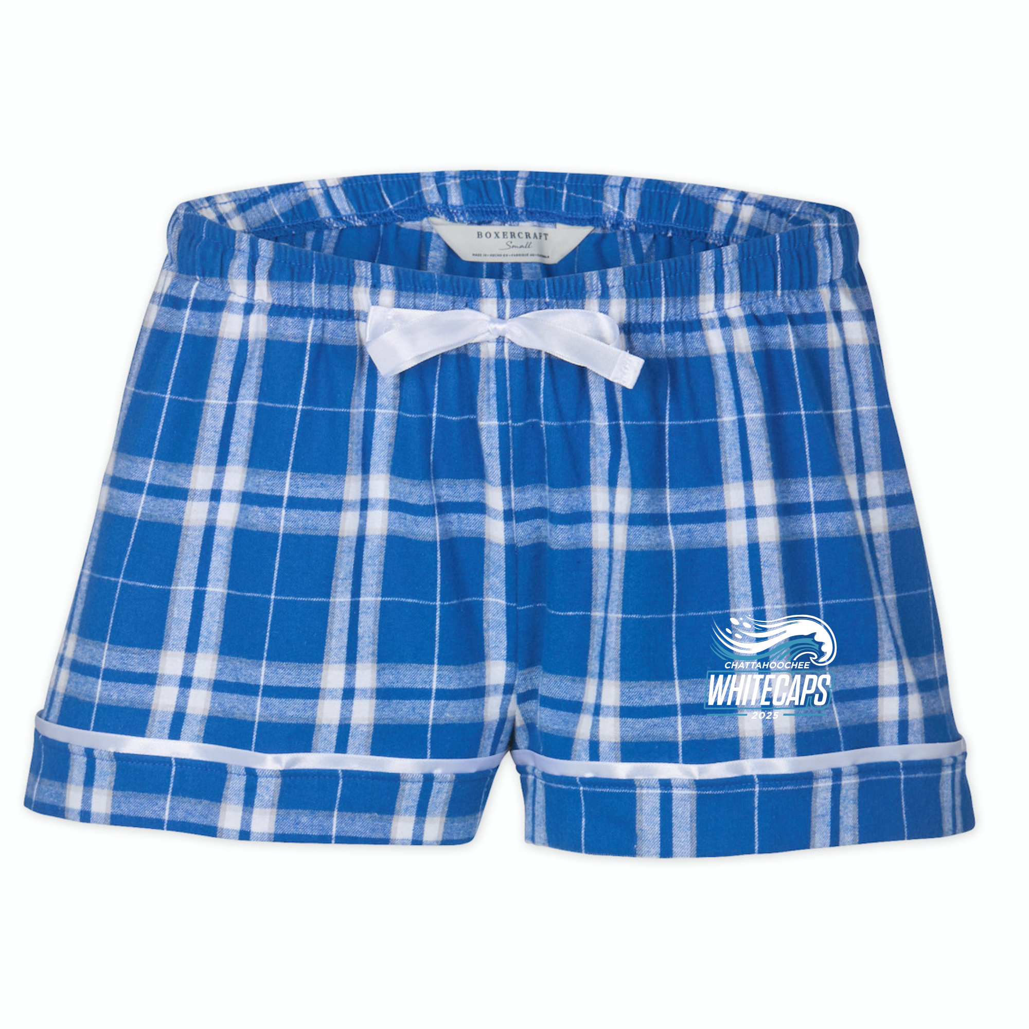 Boxercraft Women's Flannel Short (Customized) - Chattahoochee Whitecaps