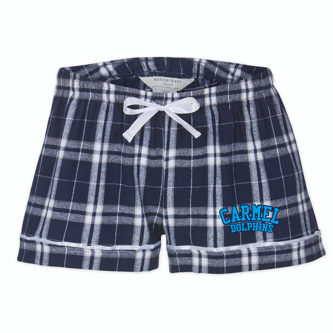 Boxercraft Women's Flannel Short (Customized) - Carmel CC
