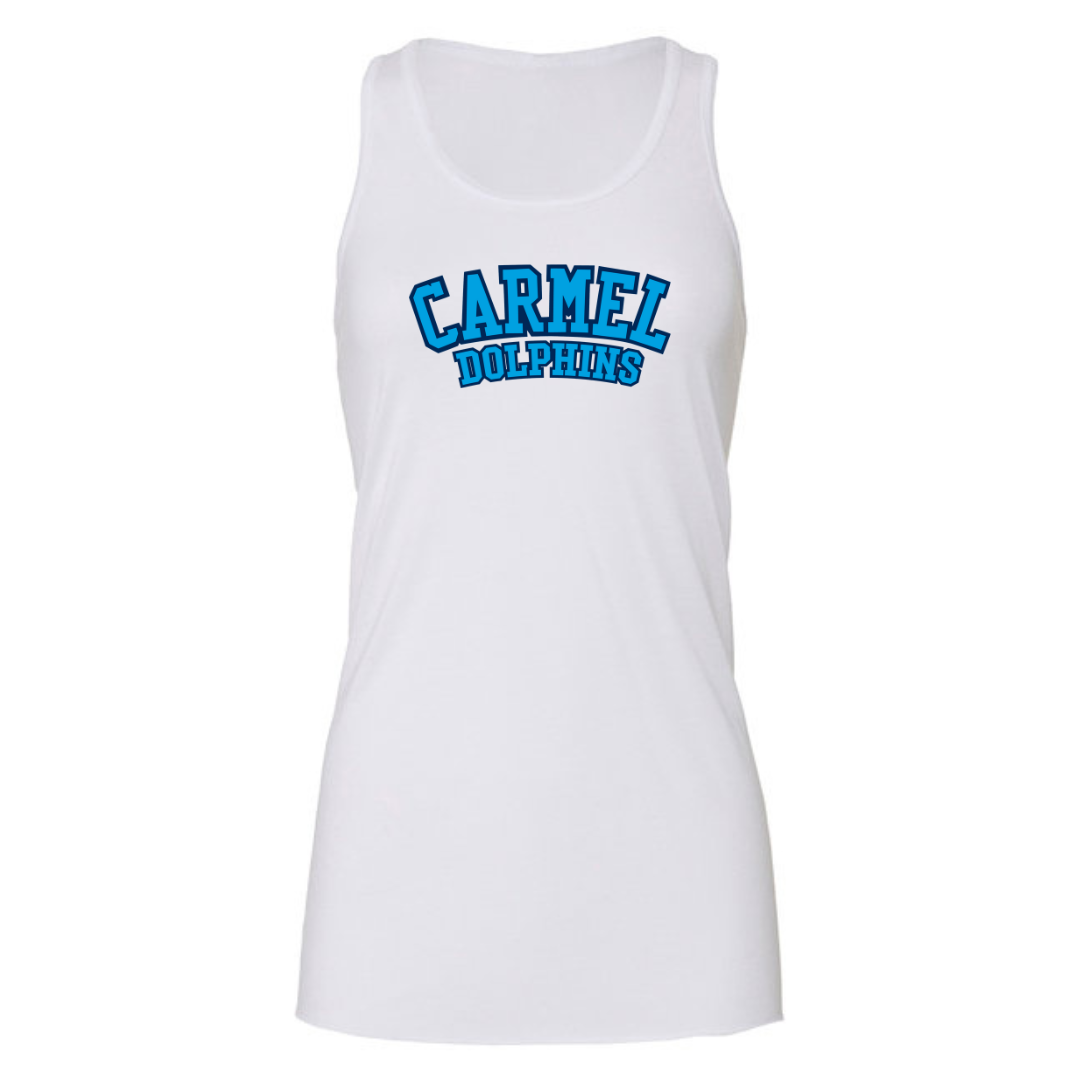 Ladies Racerback Flowy Tank (Customized) - Carmel CC