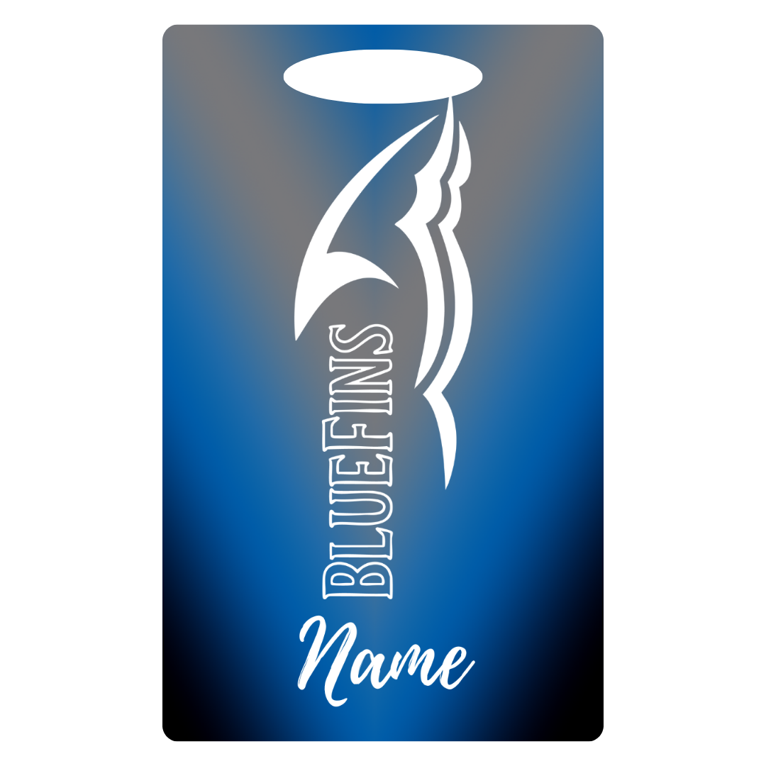 Aluminum Bag Tag (Customized) - Carrolton Bluefins