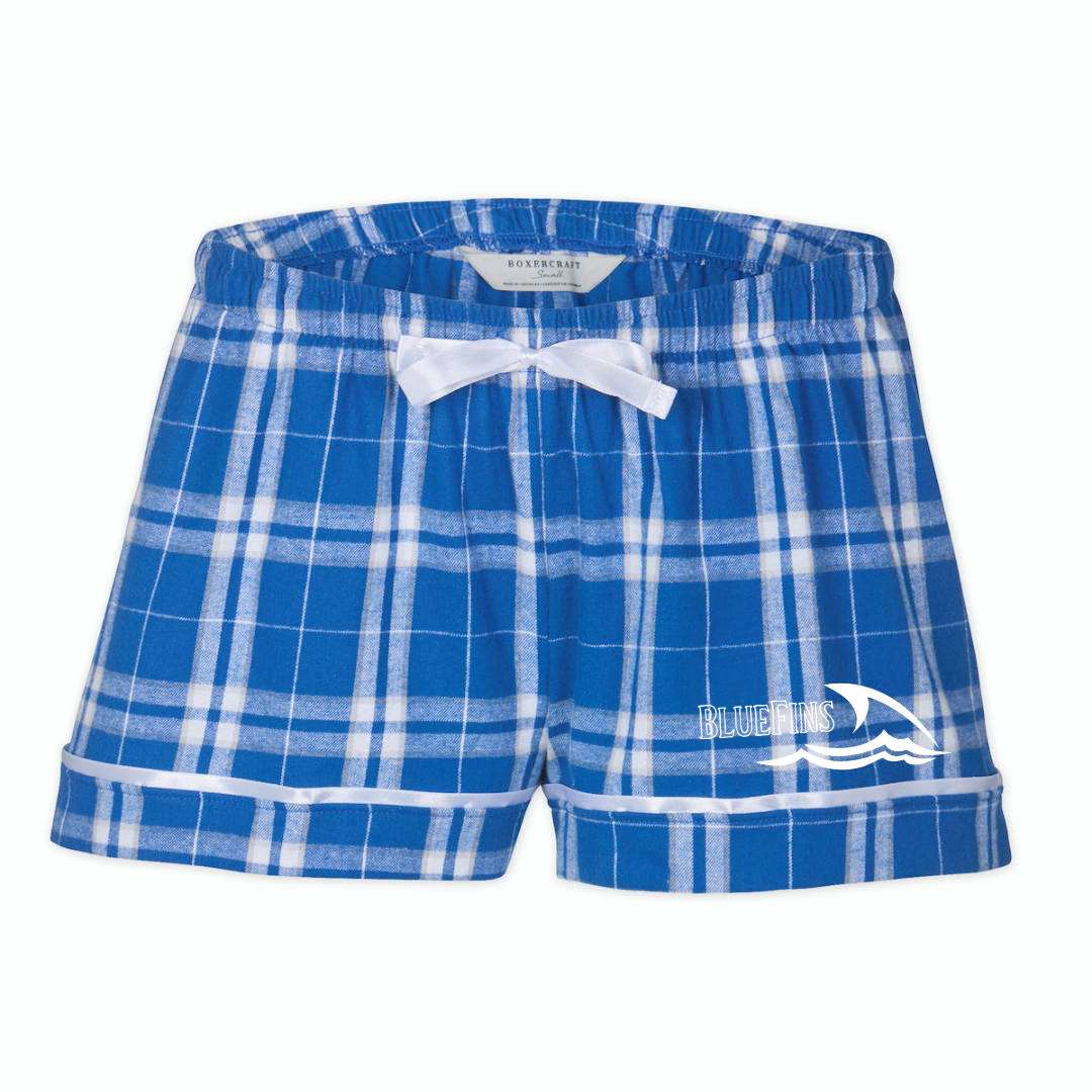 Boxercraft Women's Flannel Short (Customized) - Carrolton Bluefins