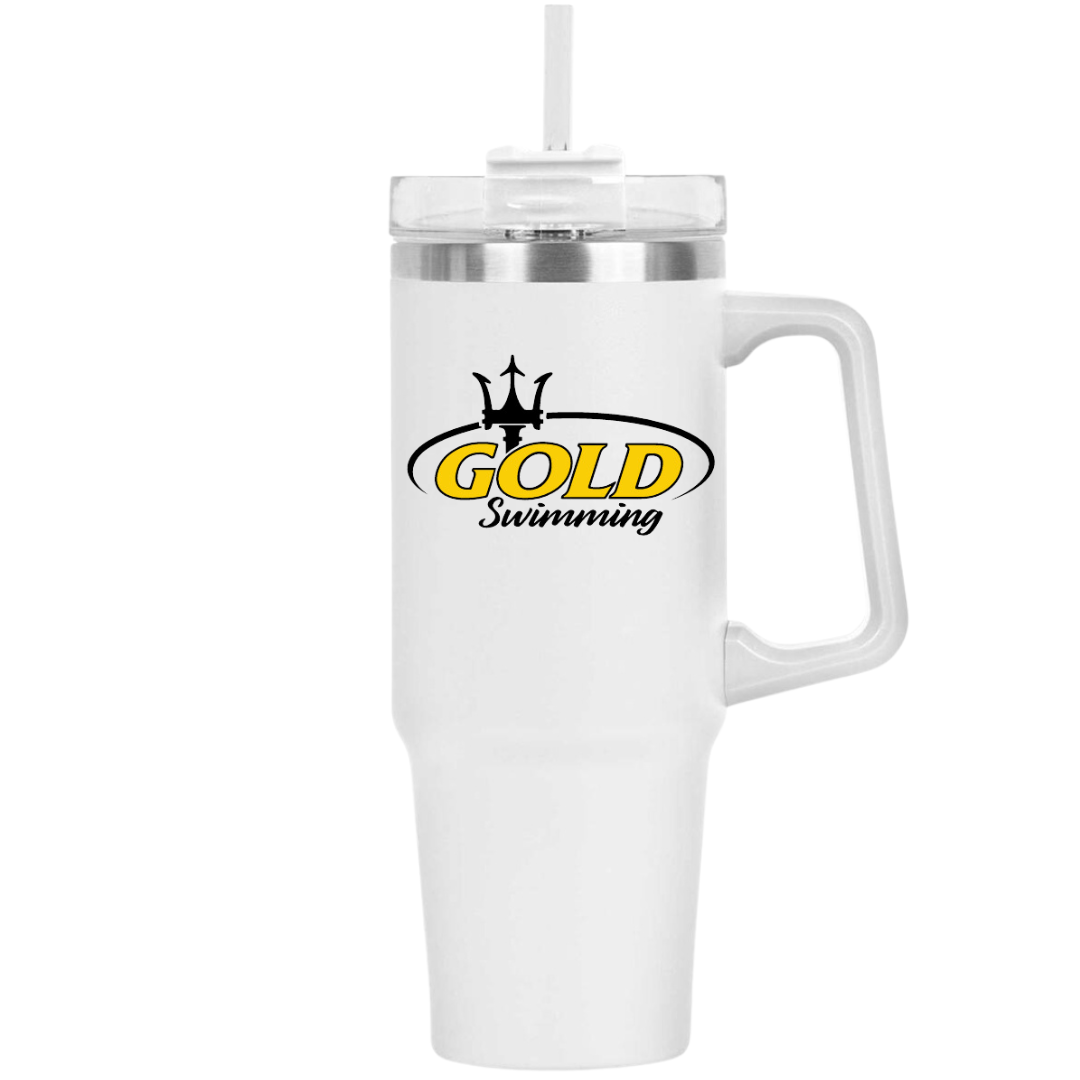 40oz Insulated Tumbler (Customized) - Chattahoochee Gold