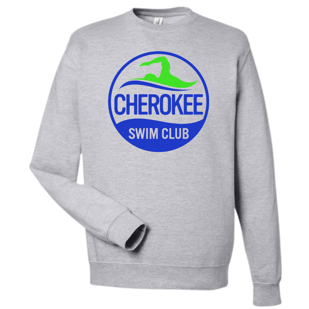 Medium Weight Unisex Crew Neck Sweatshirt (Customized) - Cherokee Swim Club