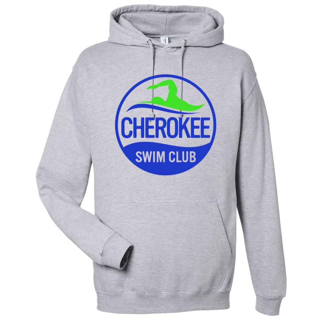 Medium Weight Unisex Hooded Sweatshirt (Customized) - Cherokee Swim Club